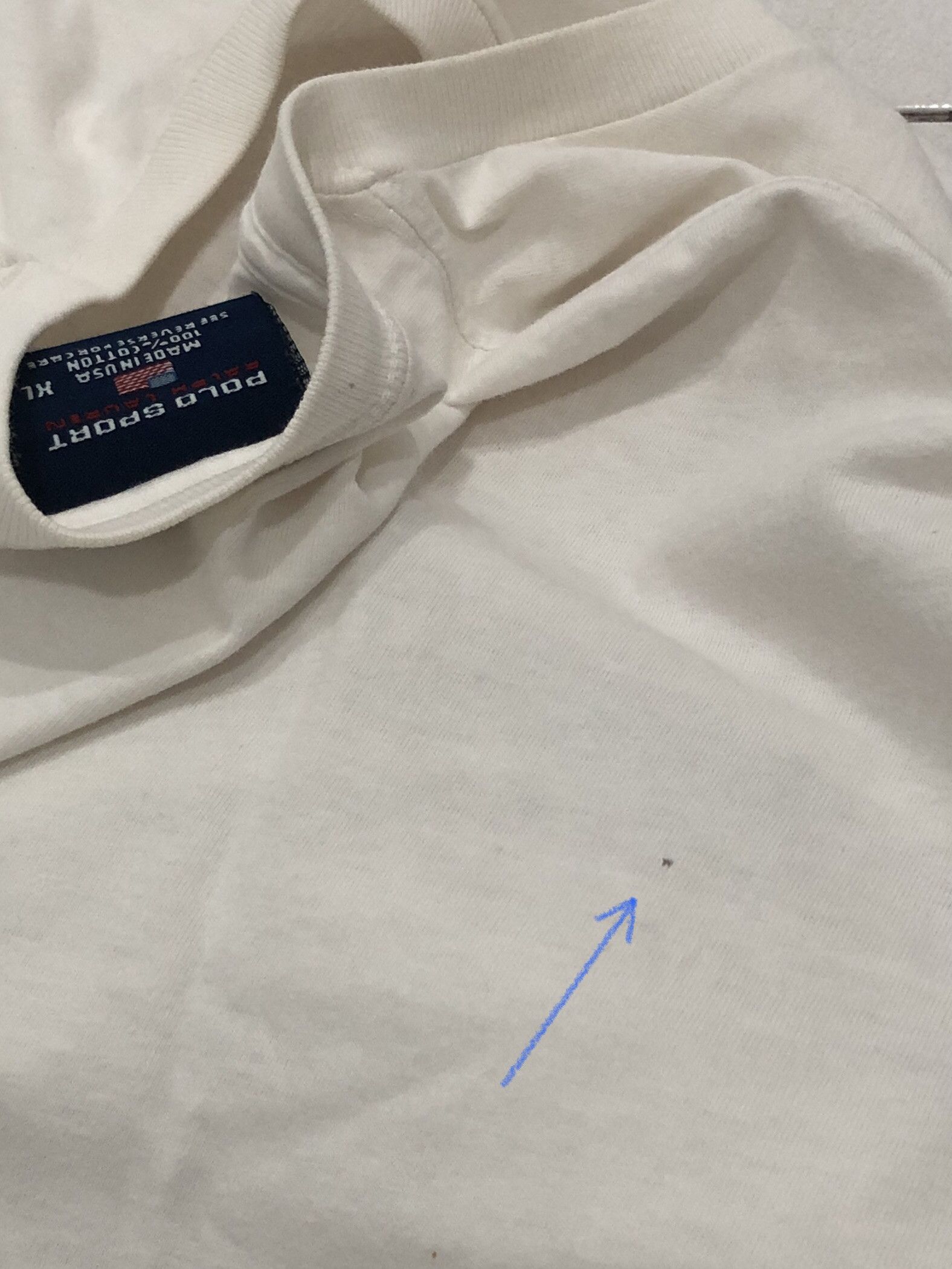 Polo Ralph Lauren Vintage Polo Sport Ralph Lauren USA Flag Tee Size US XL / EU 56 / 4 - 6 Thumbnail