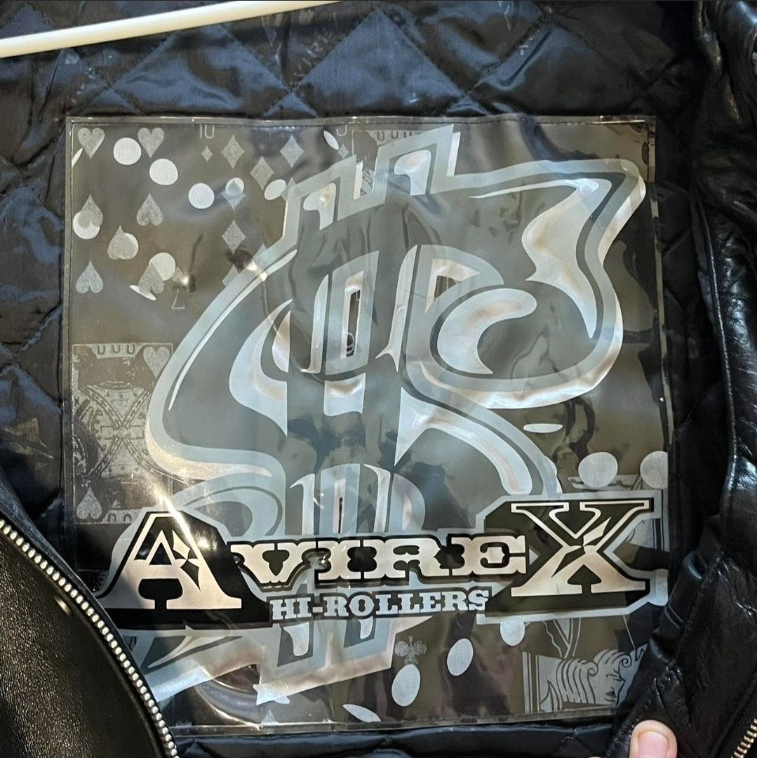 Avirex Vintage Avirex Black High Rollers Varsity Jacket 3XL Size US XXL / EU 58 / 5 - 3 Thumbnail