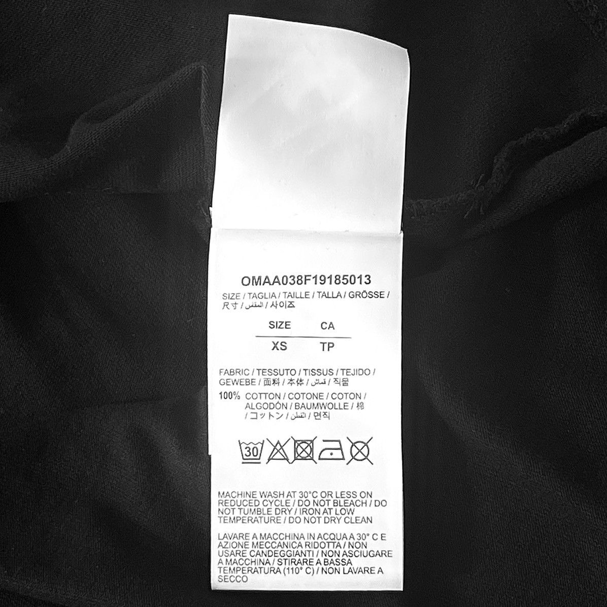 Off-White VIRGIL ABLOH OVERSIZED RUINED FACTORY SHIRT FW 2019 Size US XS / EU 42 / 0 - 18 Thumbnail