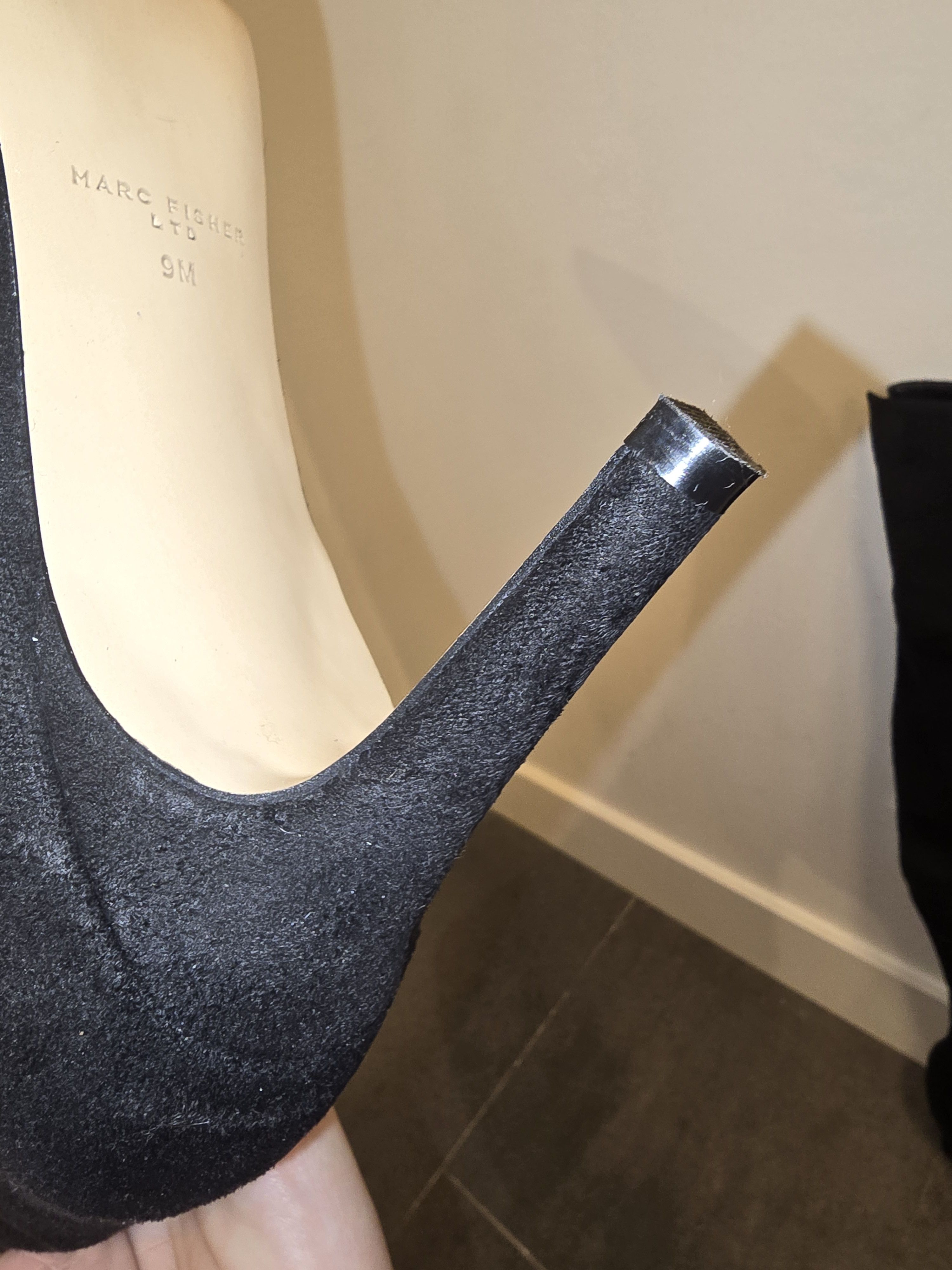 Marc Fisher Marc Fisher LTD Black Genessa3 Over-the-knee Boots Size 9M Size US 9 / IT 39 - 10 Thumbnail