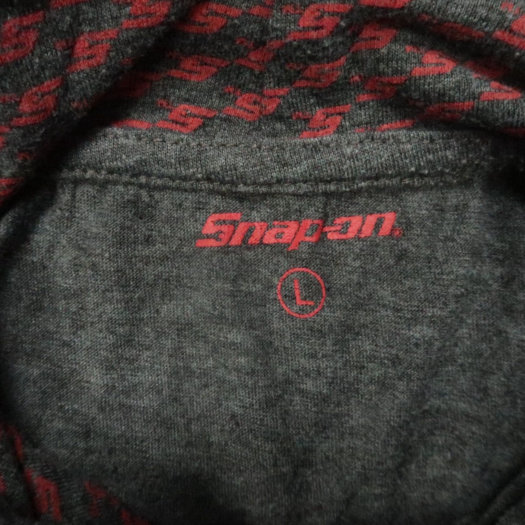 Vintage Snap On Hoodie Mens Large Gray Pullover Hoody Lightweight Size US L / EU 52-54 / 3 - 3 Thumbnail