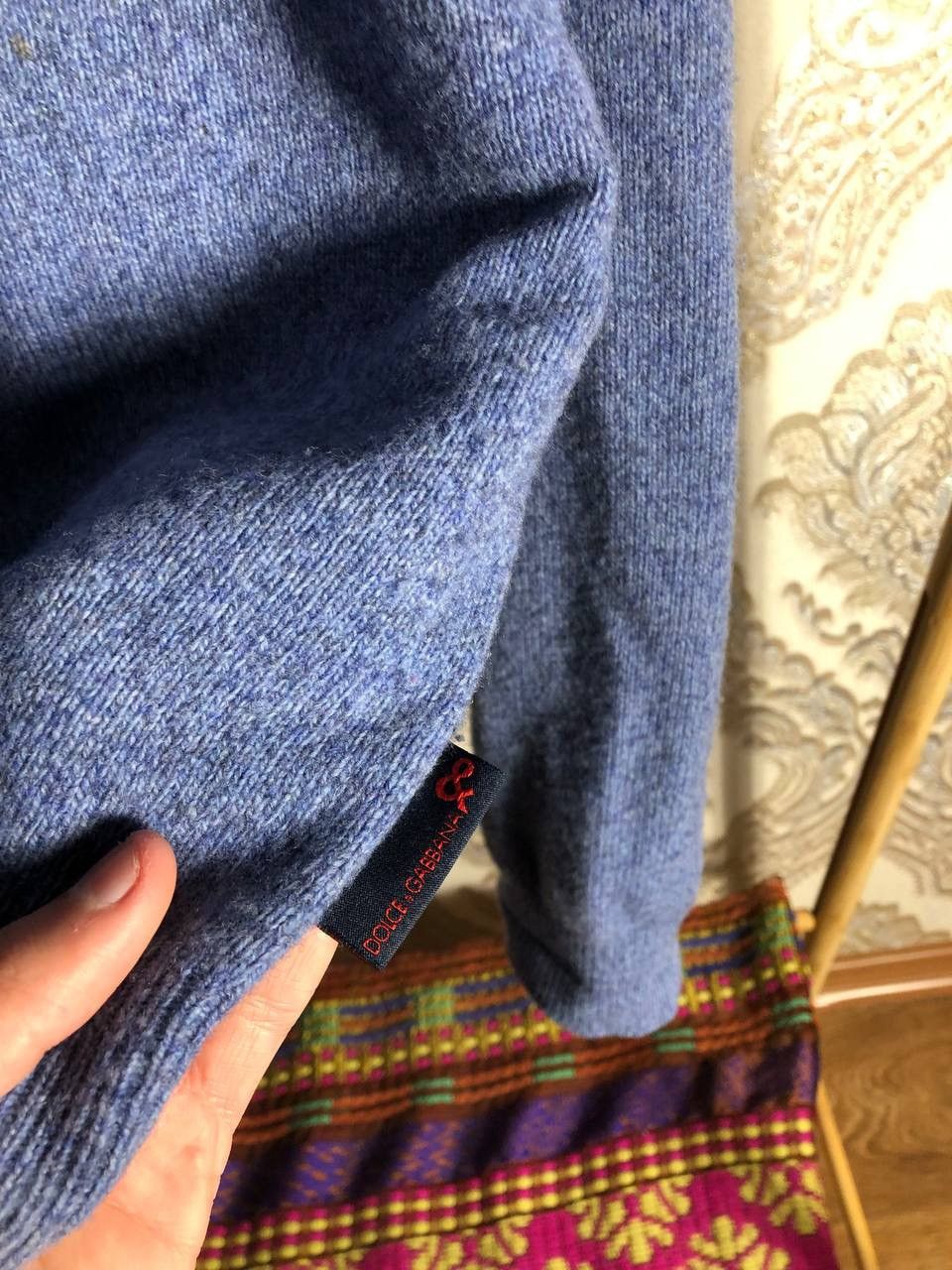 Dolce & Gabbana × Vintage VERY RARE DOLCE & GABBANA ZIP SWEATER WOOL ITALIAN DESIGNER Size US L / EU 52-54 / 3 - 3 Thumbnail