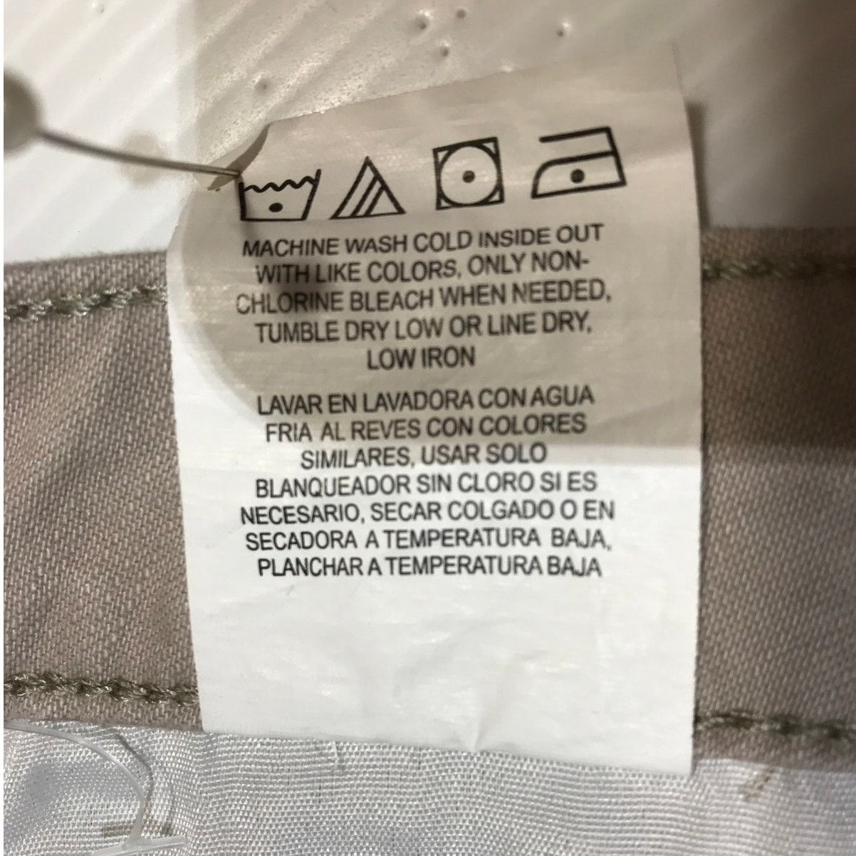 Lee Lee Rider Khaki Midrise Bermuda Stretch Shorts Women 14 M Size 36" / US 14 / IT 50 - 8 Thumbnail