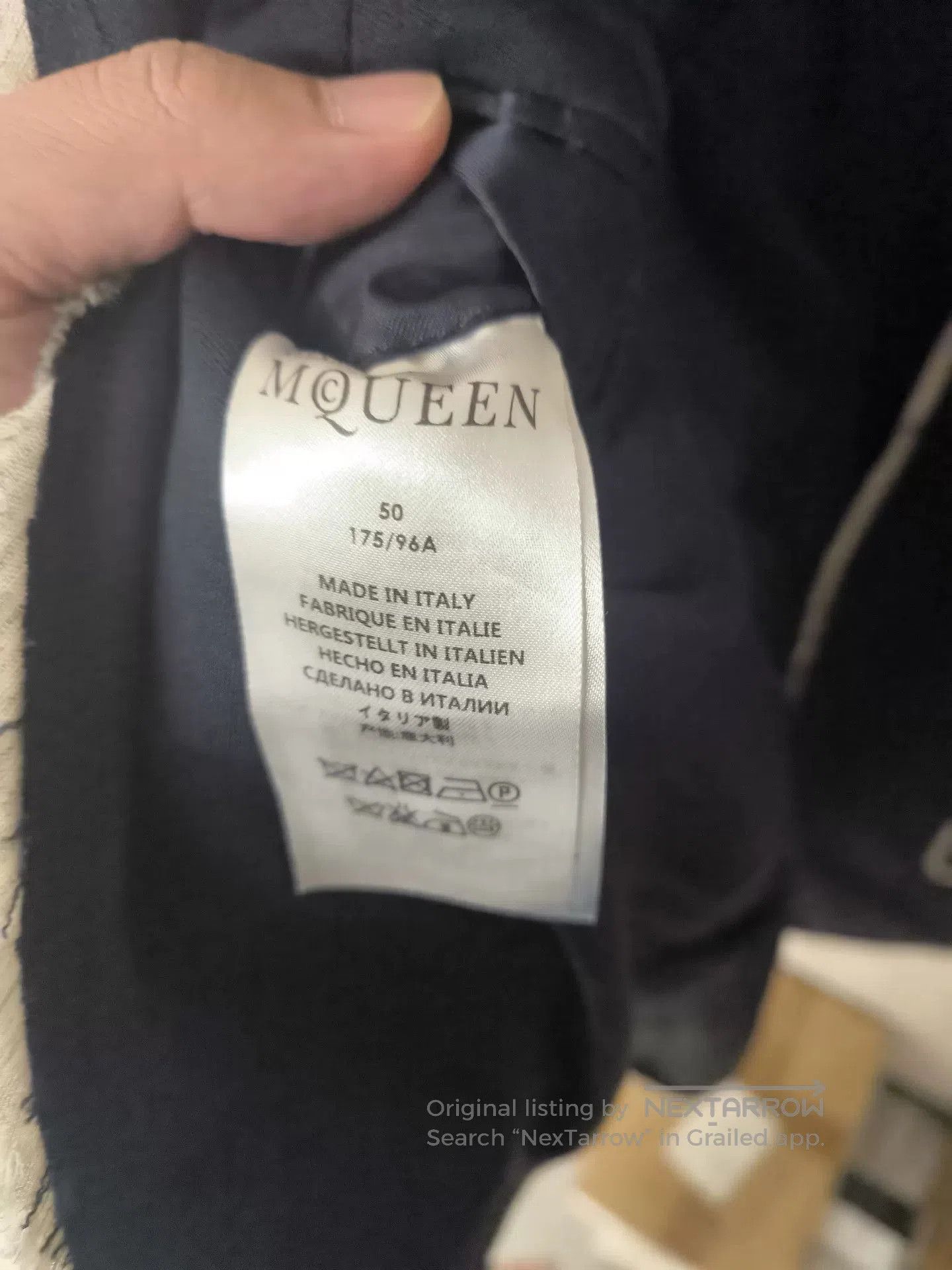 Alexander McQueen Alexander McQueen Runway Wool Navy Jacket. Size US M / EU 48-50 / 2 - 3 Thumbnail