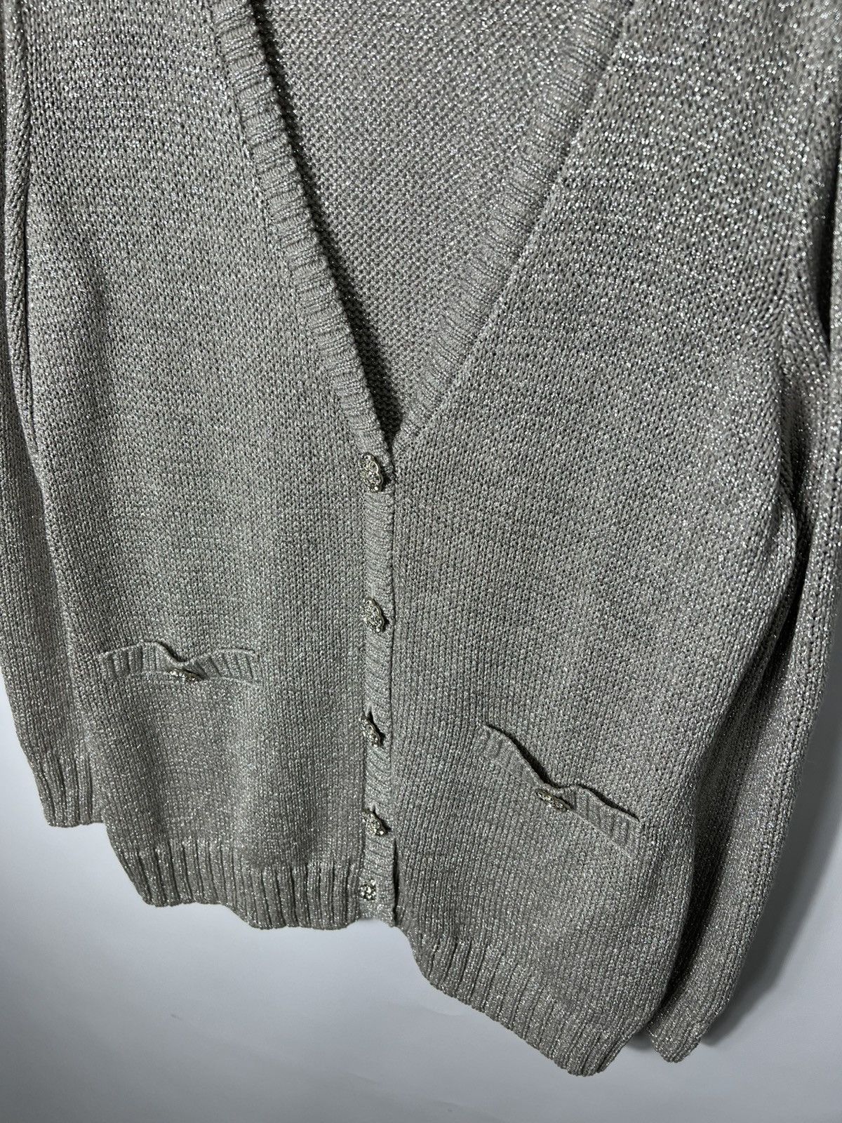 St. John Vintage luxury St. John Couture Cardigan With Rhinestone Size L / US 10 / IT 46 - 4 Thumbnail