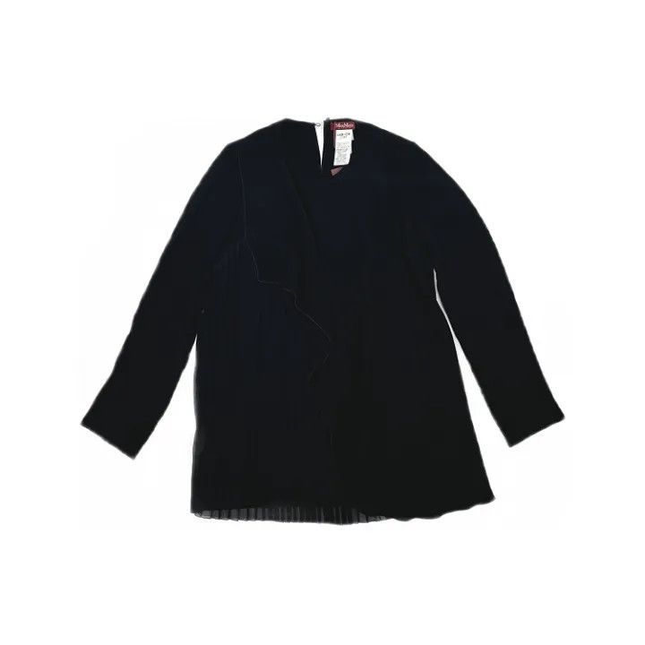 Max Mara Maxmara Casual Solid Long Sleeve T-Shirt 0079 Size S / US 4 / IT 40 - 1 Thumbnail