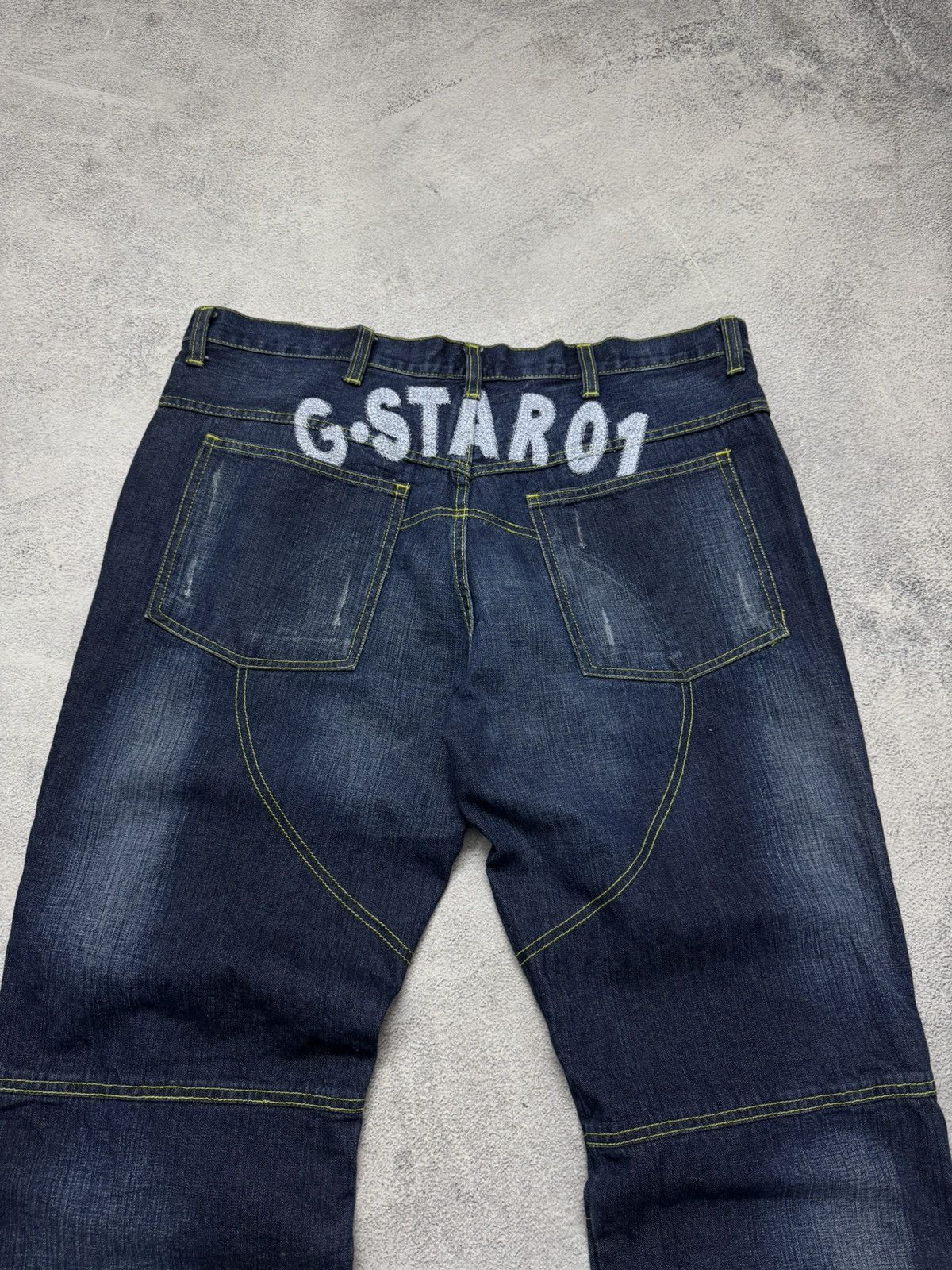 G-Star Vintage Y2k G Star Denim Jeans Big Logo 01 Size US 38 / EU 54 - 3 Thumbnail