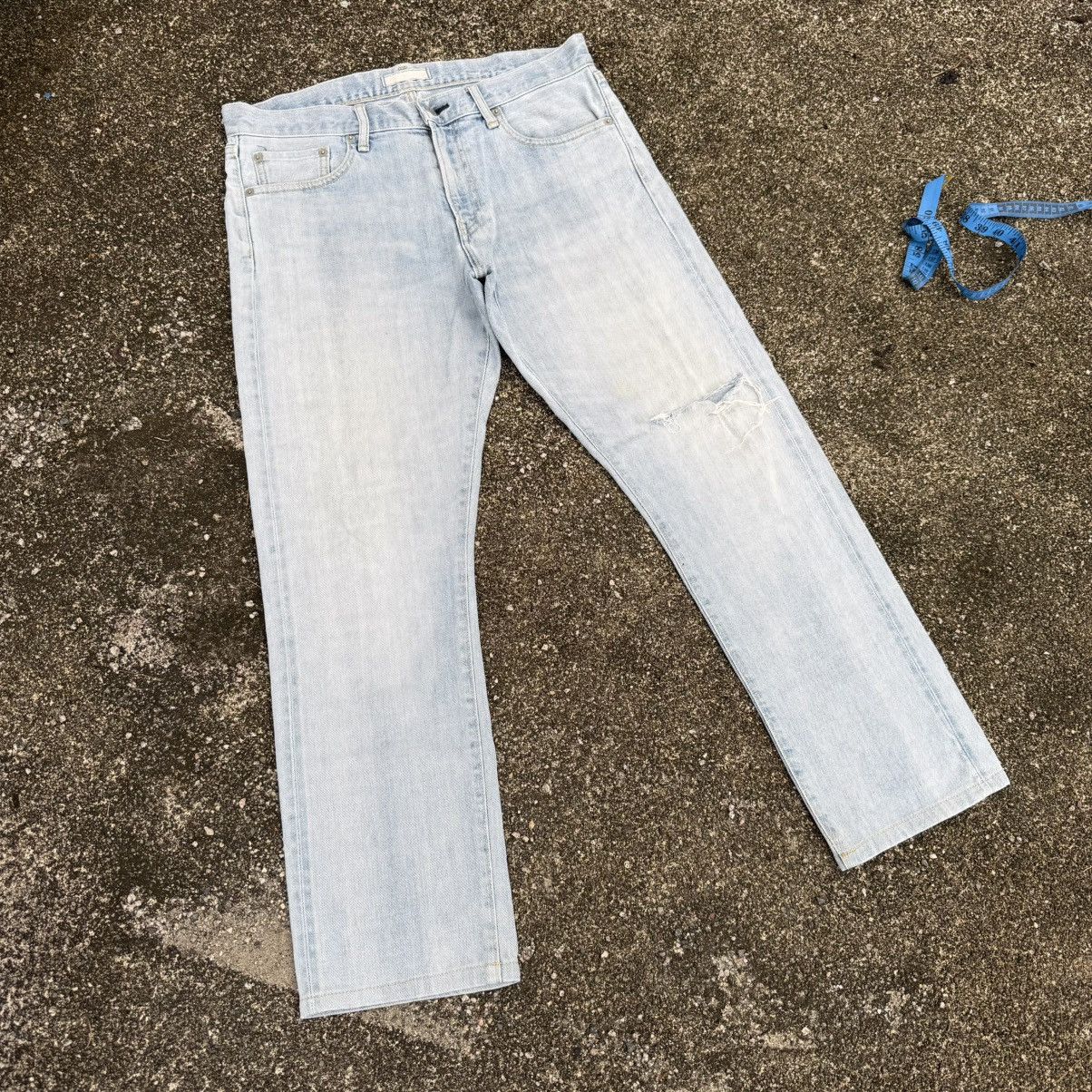 Japanese Brand VINTAGE JAPANESE BLUE DENIM STRAIGHT FADED JEAN PANTS Size US 34 / EU 50 - 2 Thumbnail