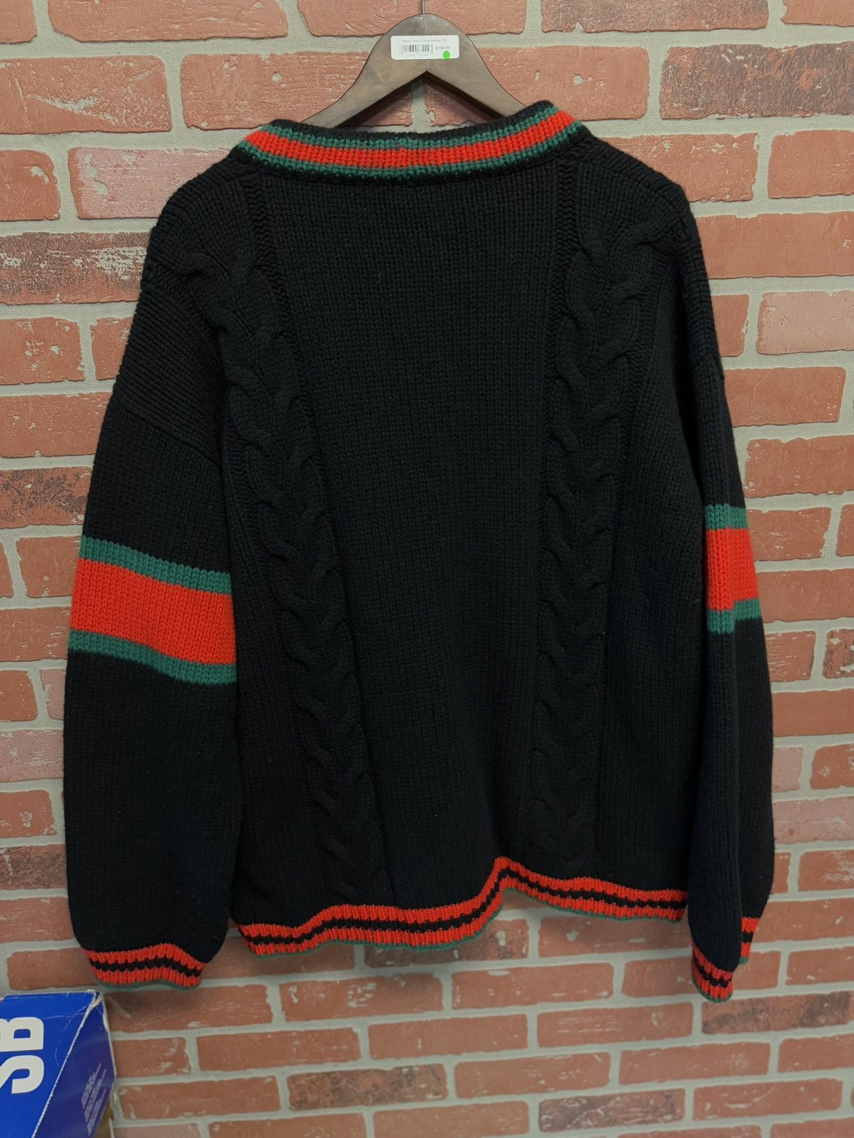 Gucci Gucci Cable Knit Cardigan Size (XXXL) Flawless 🧼 Size US XXL / EU 58 / 5 - 4 Thumbnail