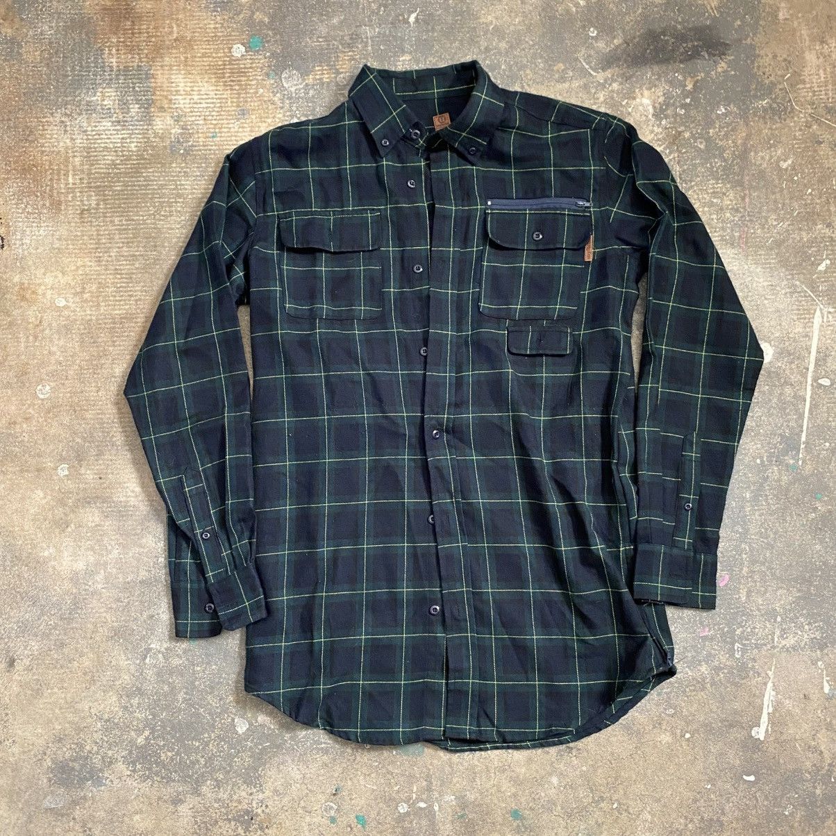Other Navy & Green Multicolor Plaid Button up Size S Size US S / EU 44-46 / 1 - 1 Thumbnail