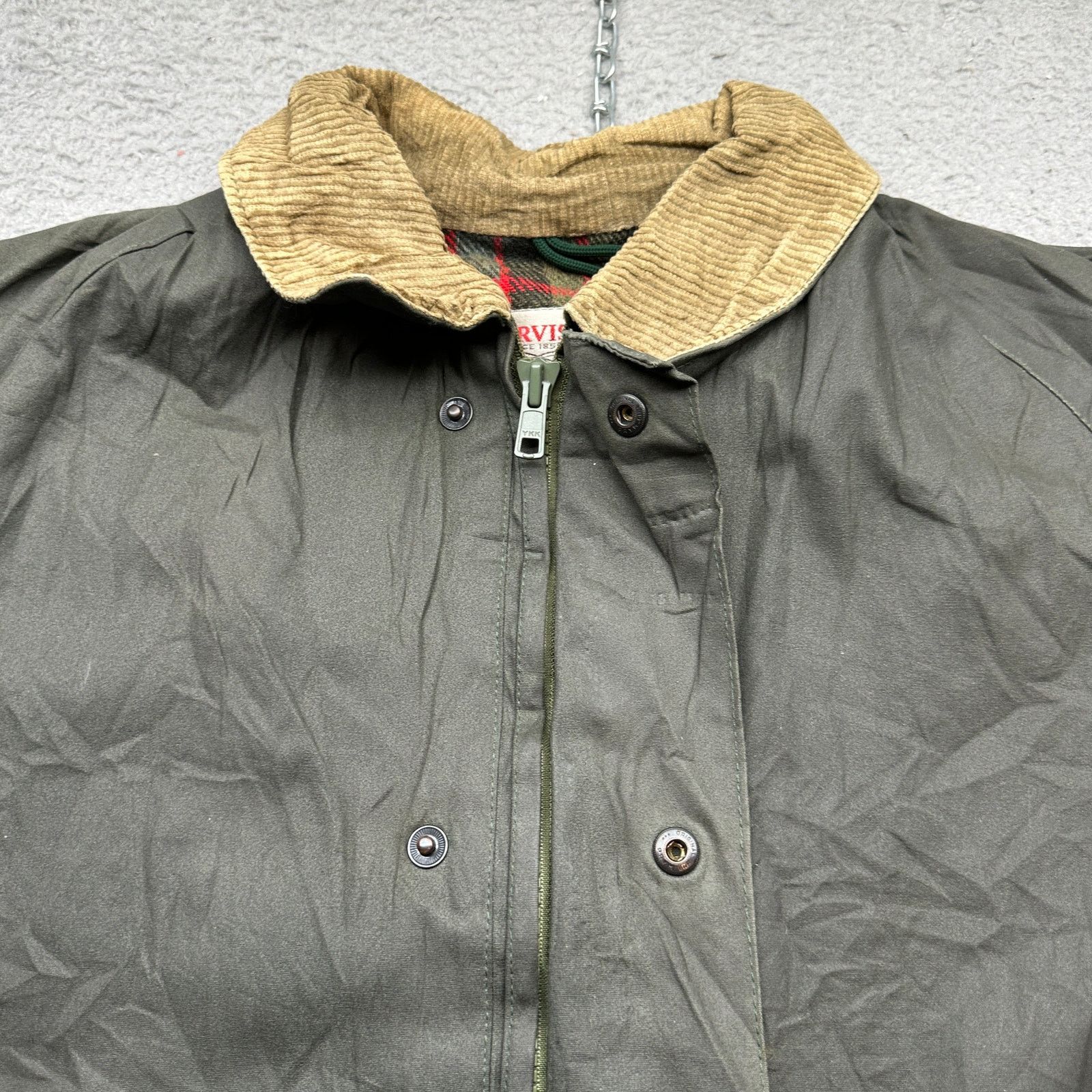 Orvis VTG 80s Orvis Thorndale England Waxed Chore Coat Large Size US L / EU 52-54 / 3 - 9 Thumbnail