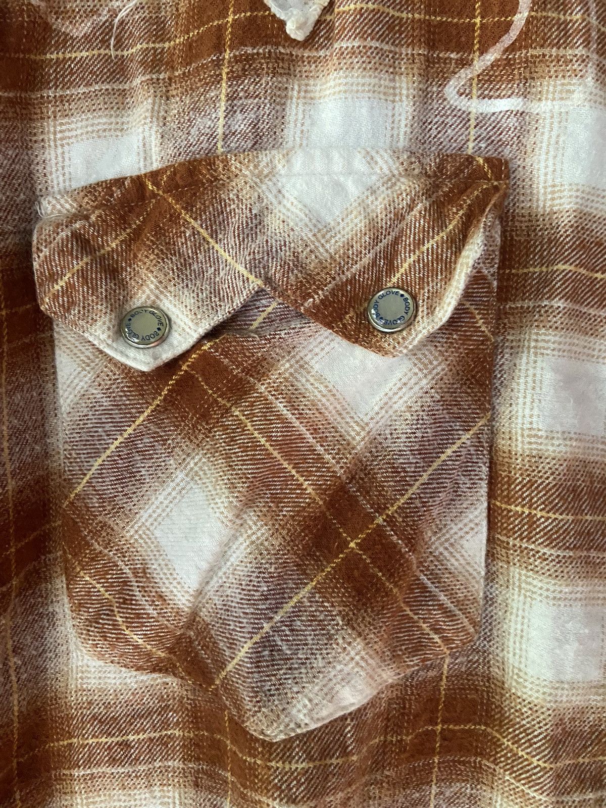 If Six Was Nine BODY GLOVE DISTRESSED BUTTON DOWN SHIRT Size US L / EU 52-54 / 3 - 7 Thumbnail
