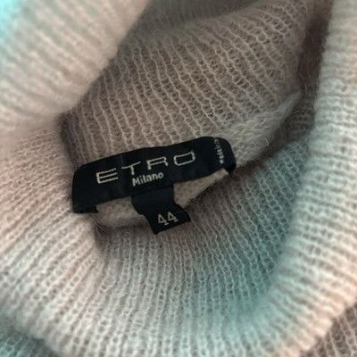Etro Etro Milano $1690 Wool Angora Blend Turtleneck Paisley Print Size US M / EU 48-50 / 2 - 7 Thumbnail