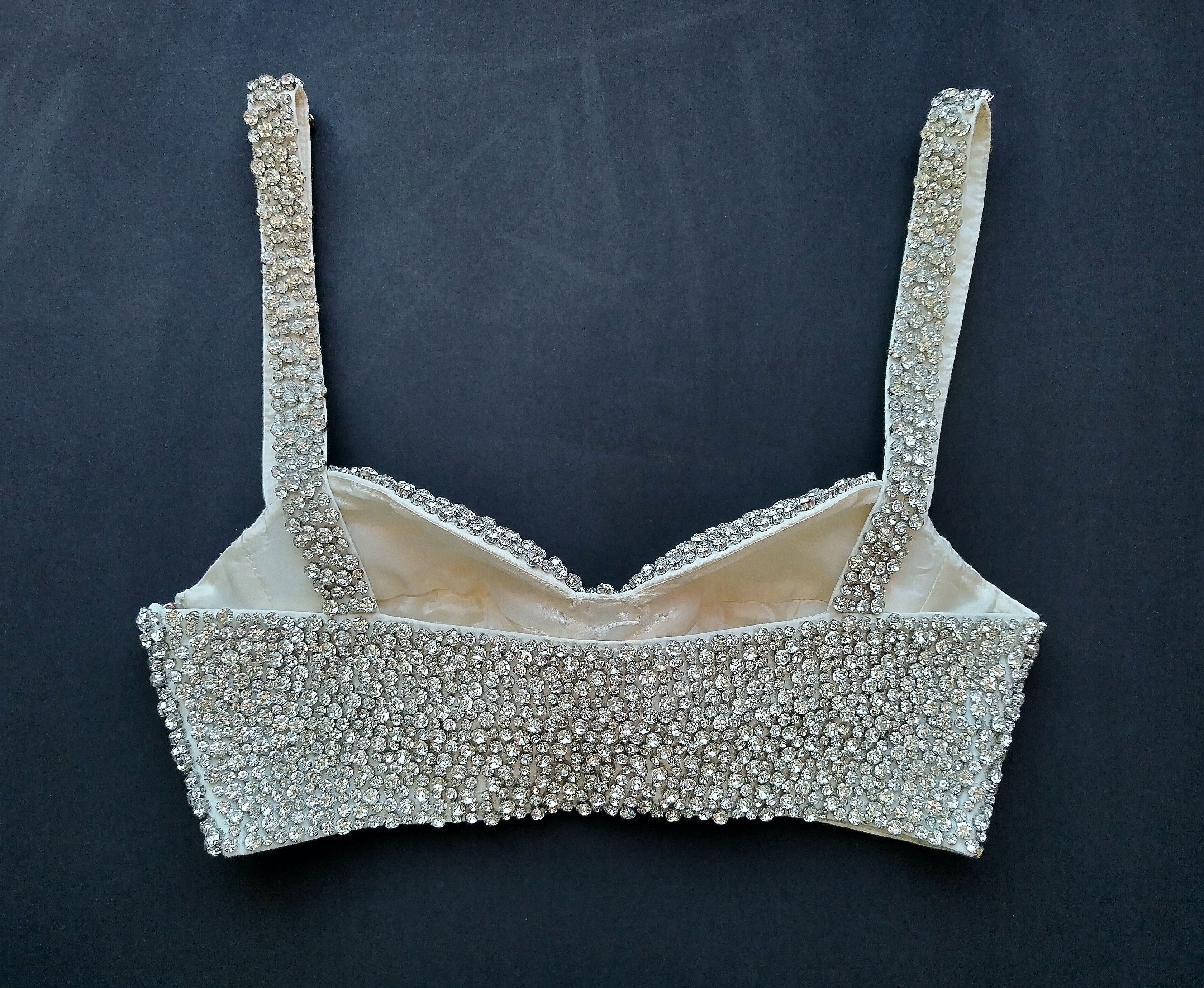 Moschino Crystal bustier Size XXS / US 00 / IT 34 - 10 Thumbnail