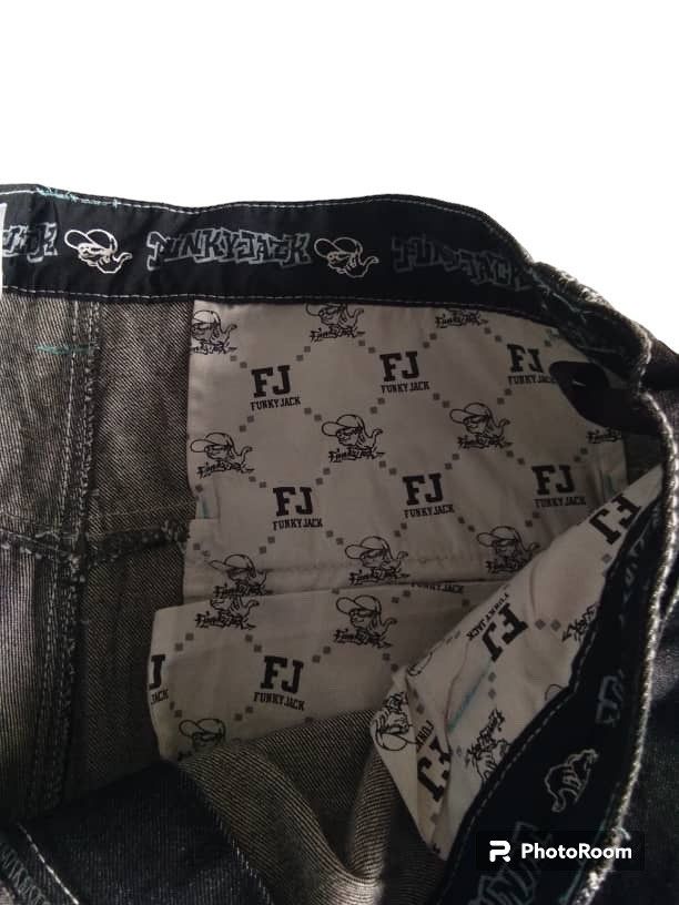 Ed Hardy × Jean Funky Jack Skateboard Baggy Jeans Size US 40 / EU 56 - 9 Thumbnail