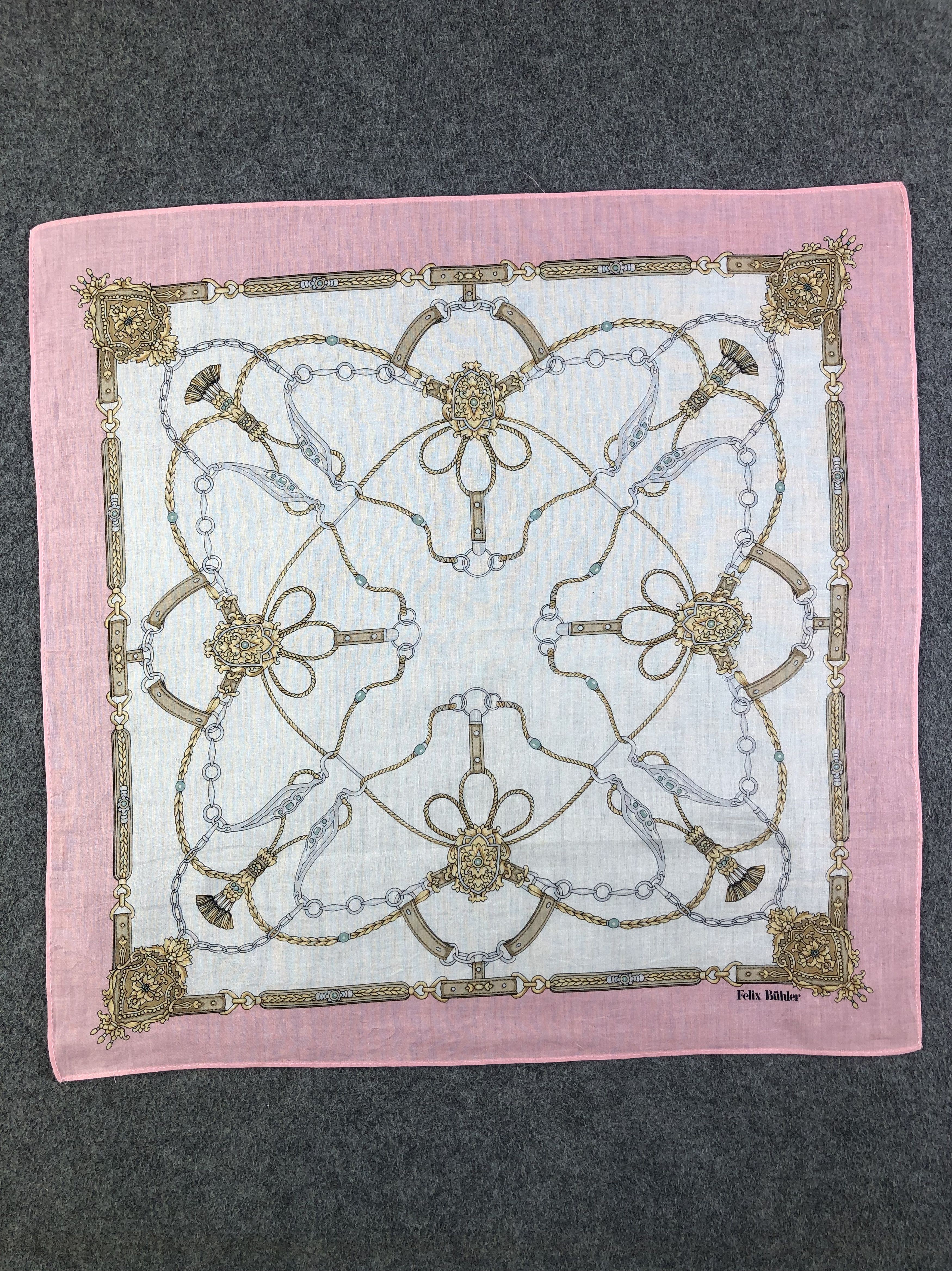 Vintage Felix Buhler Handkerchief / Bandana / Neckerchief Size ONE SIZE - 3 Thumbnail