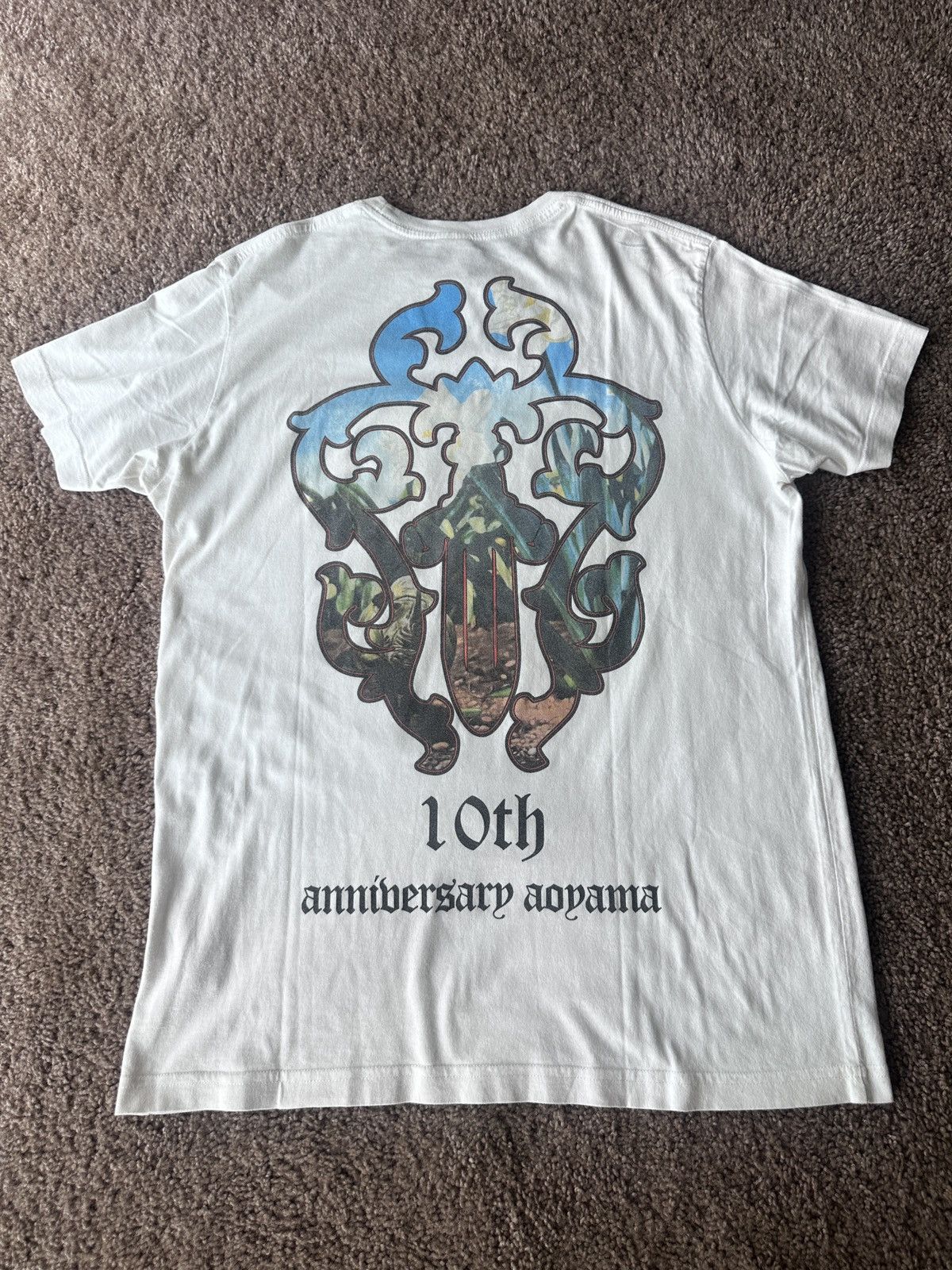 Chrome Hearts Chrome Hearts aoyama 10th anniversary t-shirt