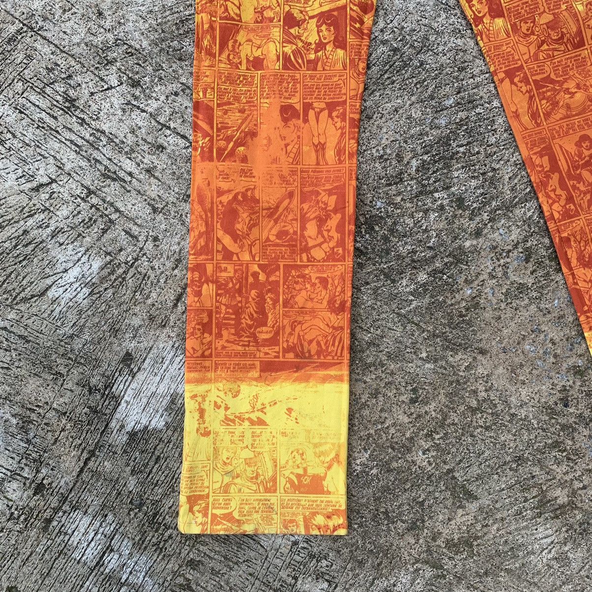 Jean Paul Gaultier 1995 Jean Paul Gaultier Orange Comics Pants Size US 32 / EU 48 - 17 Thumbnail