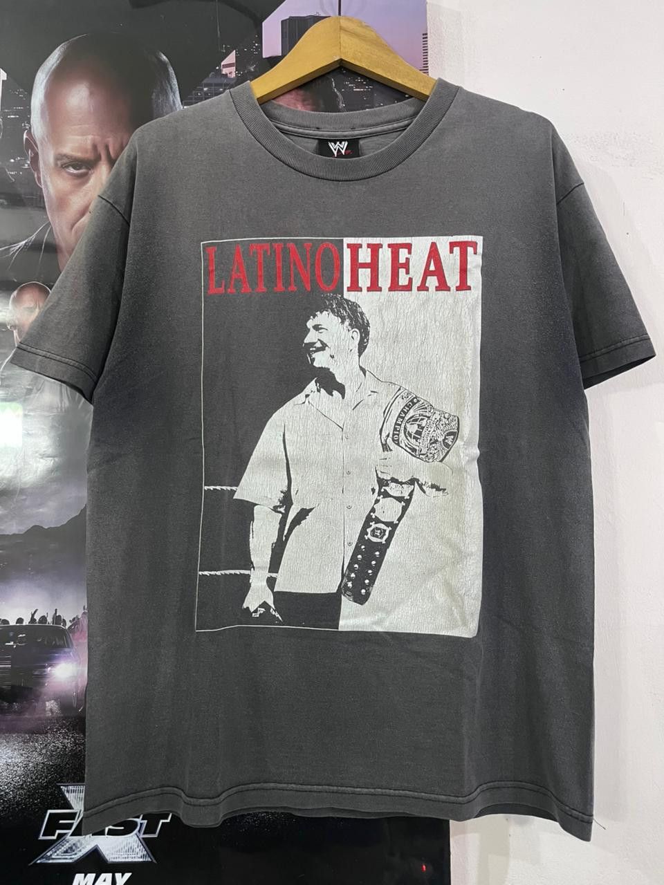 💥VERY RARE💥 VINTAGE WWE EDDIE GUERRERO LATINO HEAT TEE