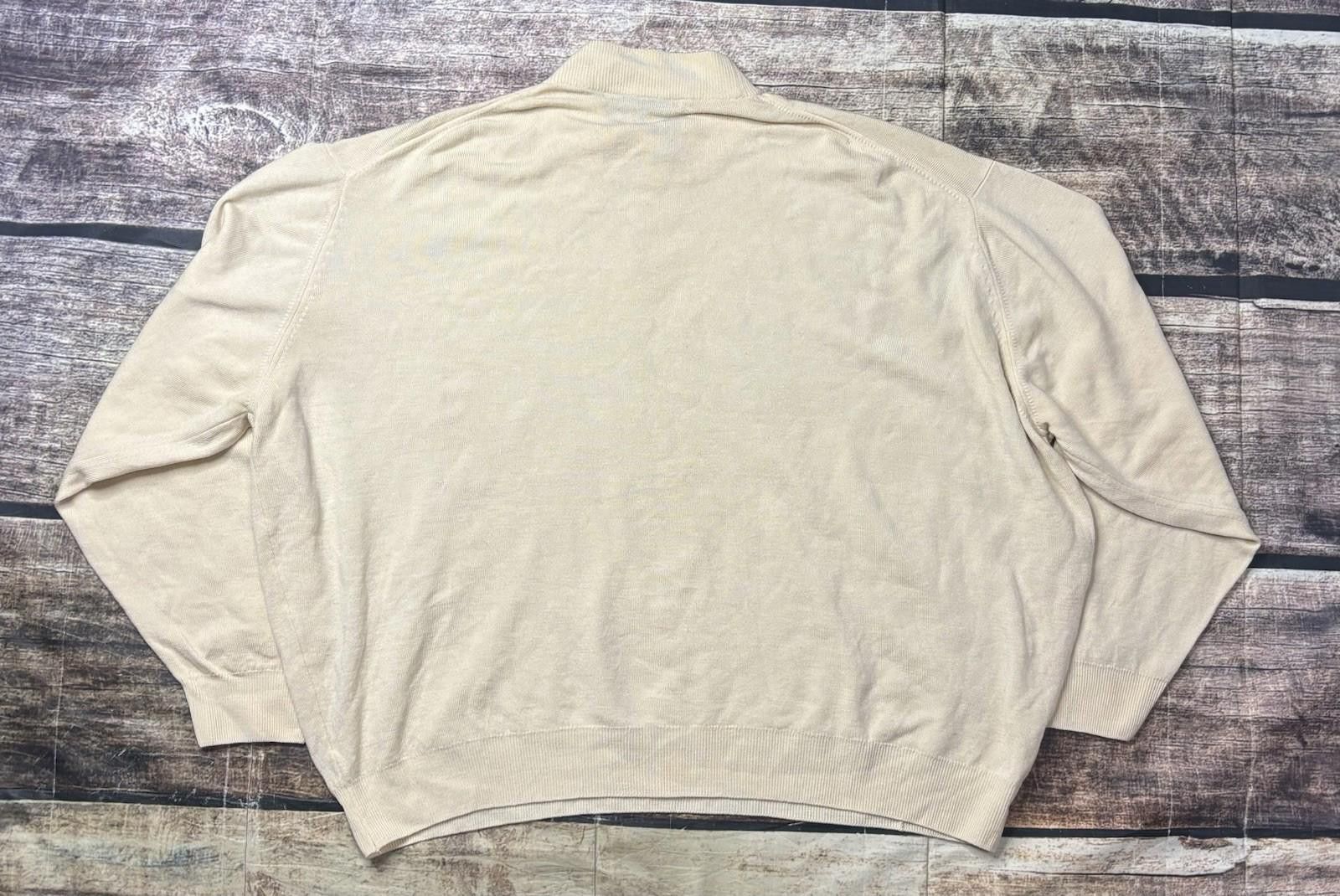 Burberry VTG Burberrys Sweater Mens 50 US 3XL Merino Wool England Size US XXL / EU 58 / 5 - 3 Thumbnail