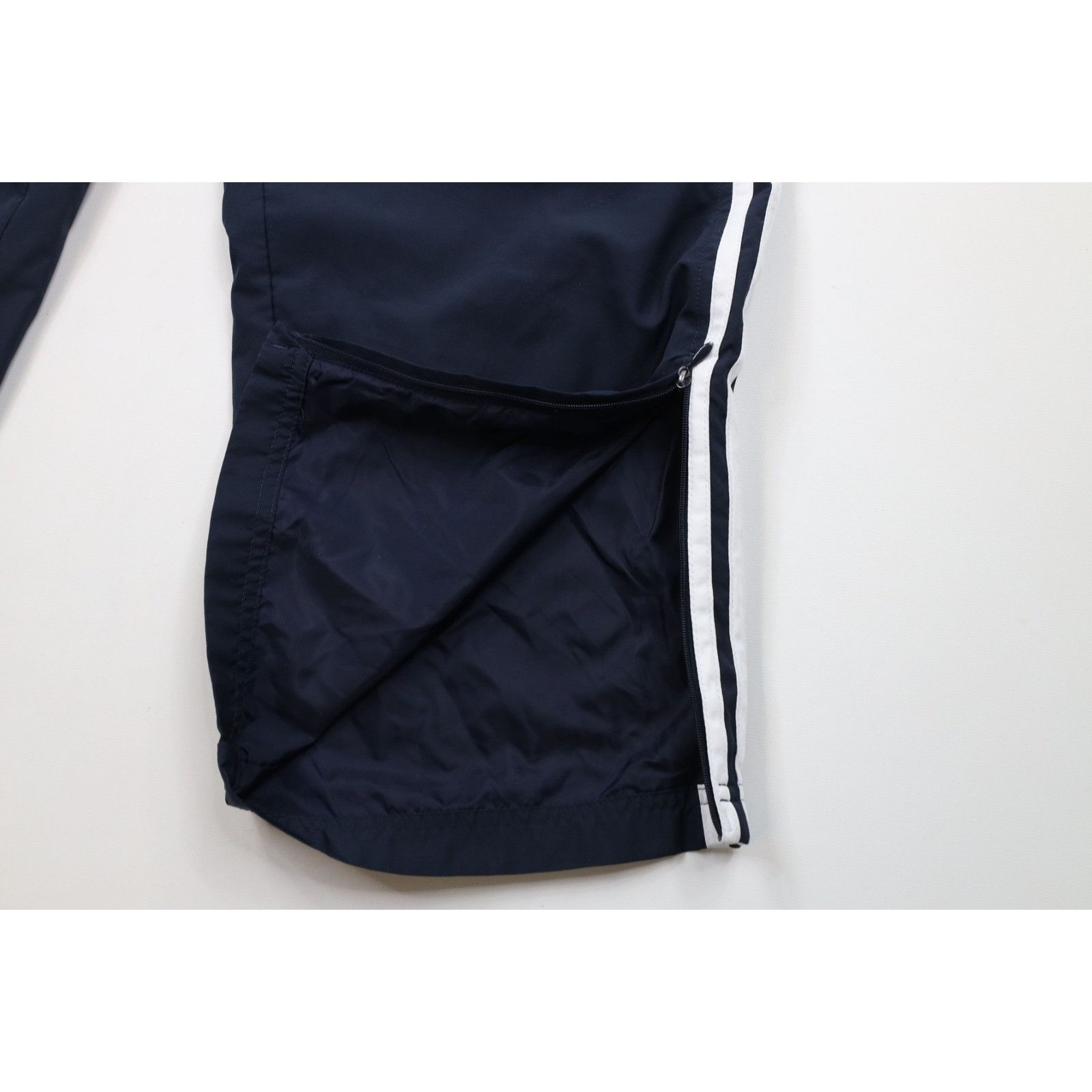 Adidas × Vintage Vintage Adidas Spell Out Striped Lined Wide Leg Pants Size 36" / US 14 / IT 50 - 6 Thumbnail
