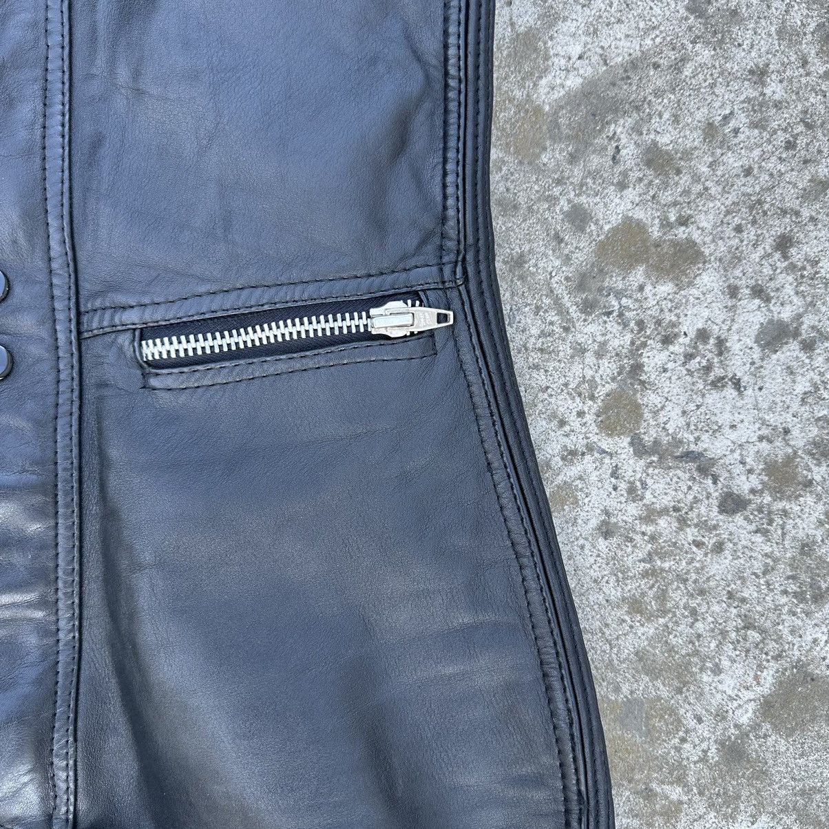 Vintage Vintage Moto Leather Pants Overalls Style USA Y2K 00s Size 27" / US 4 / IT 40 - 8 Thumbnail