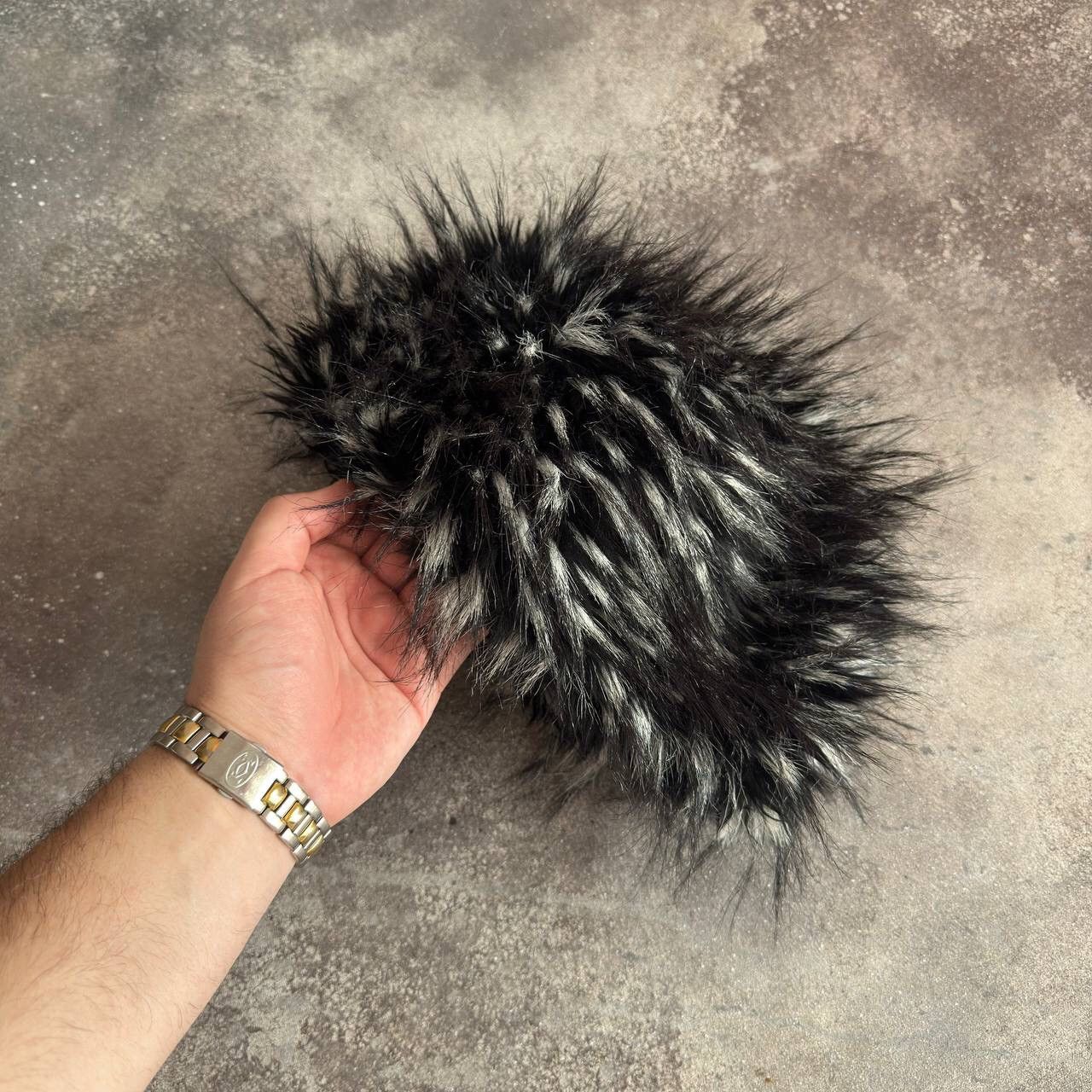 Hysteric Glamour × Japanese Brand × Vintage Amazing 2000’s Aesthetic Faux Fur Vintage Y2K Hat Size ONE SIZE - 4 Thumbnail