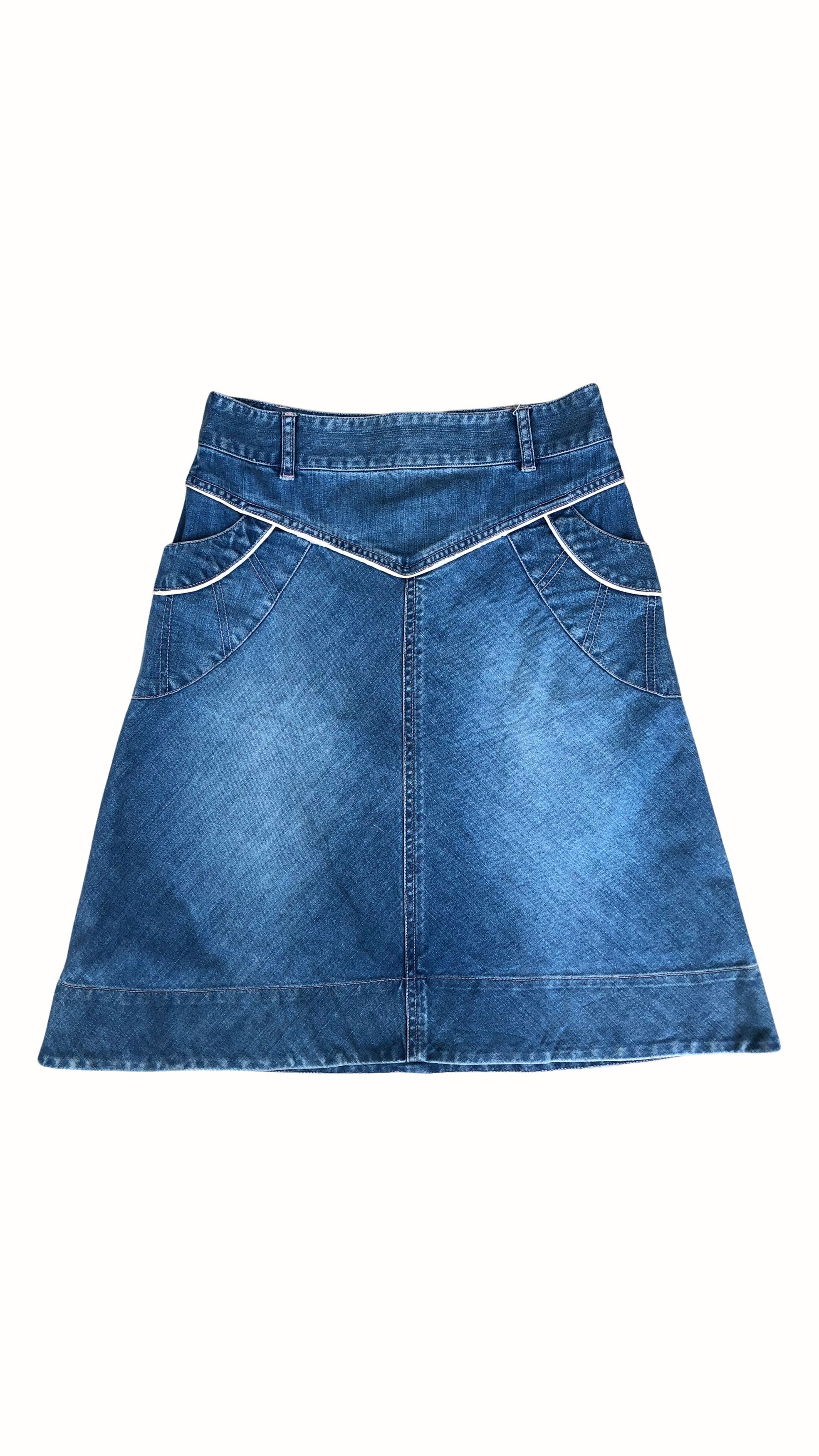 Marc Jacobs Vintage Marc jacobs Denim Skirt Size 28" / US 6 / IT 42 - 2 Thumbnail