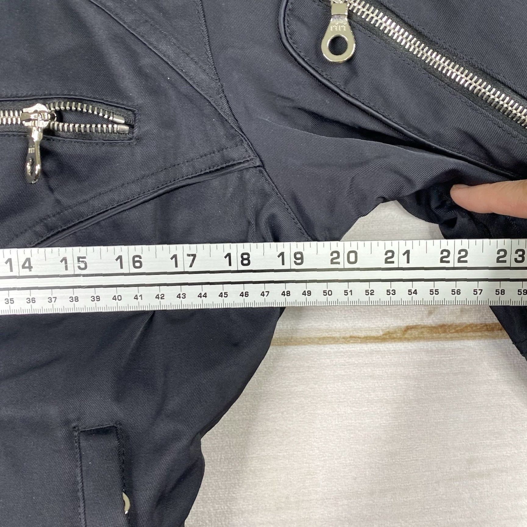 Barker Marker Jacket Womens 12 Black Snow Full Zip Riding Aqua Guard Stretch Zip Jacket Size XL / US 12-14 / IT 48-50 - 6 Thumbnail