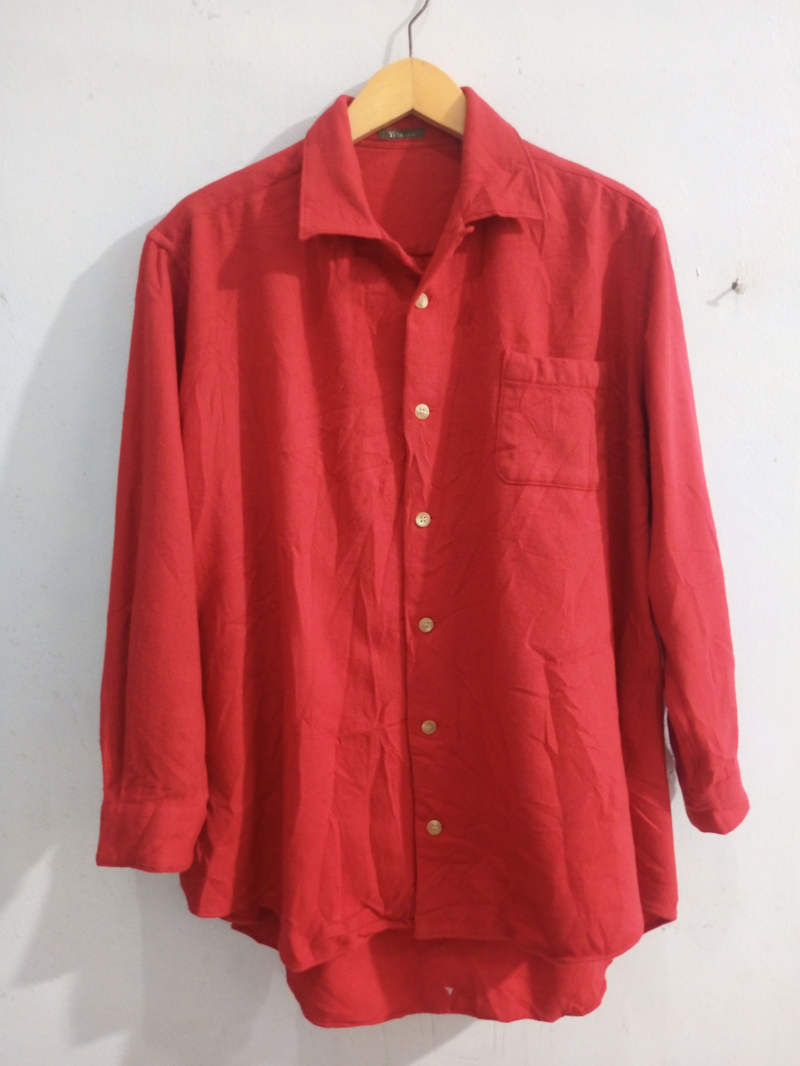 Yohji Yamamoto y's for men laine wool shirt