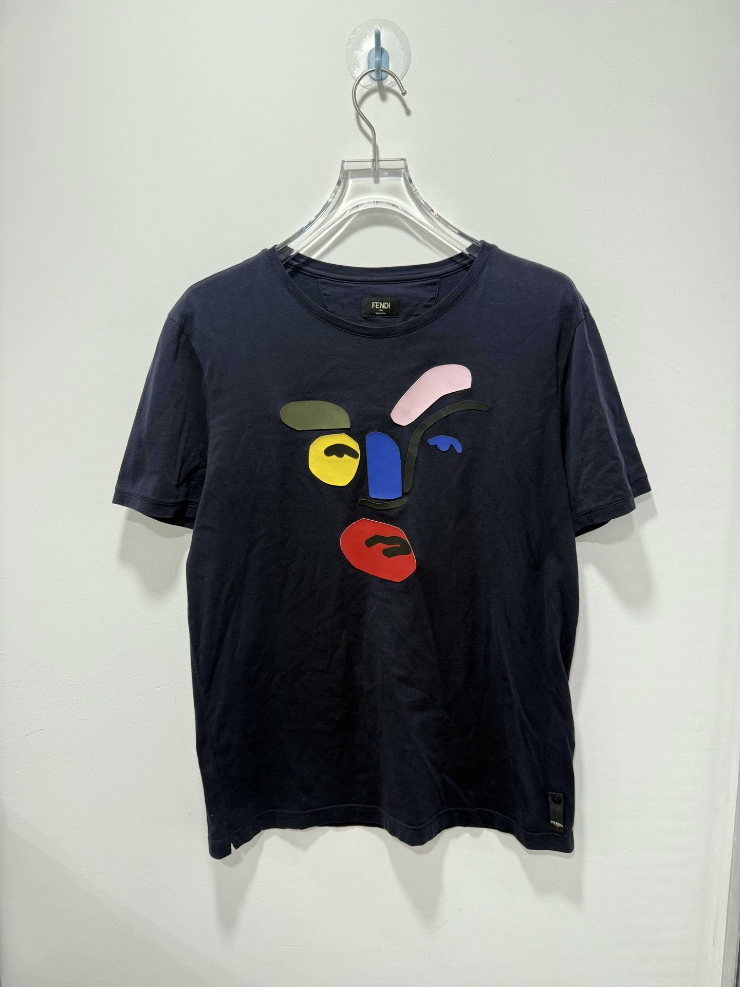 Fendi Fendi Portrait Leather Patch Short-Sleeve Size US L / EU 52-54 / 3 - 1 Thumbnail