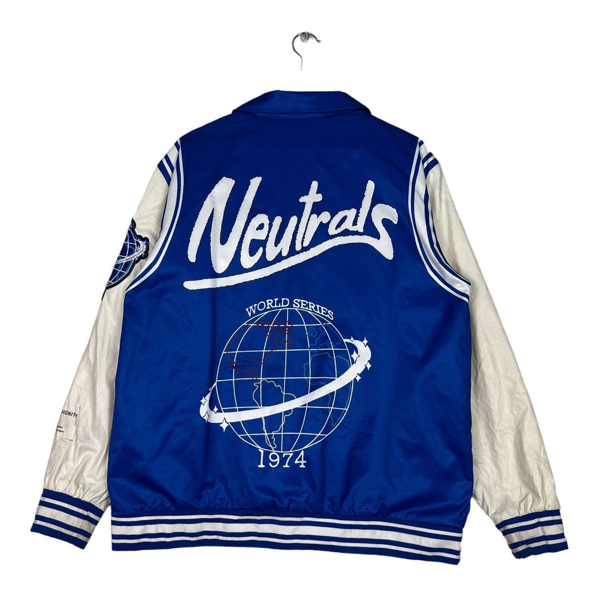 Japanese Brand 🔥 JAPANESE STREETWEAR DEFEND DIGNITY SATIN BOMBER JACKET Size US XL / EU 56 / 4 - 3 Thumbnail