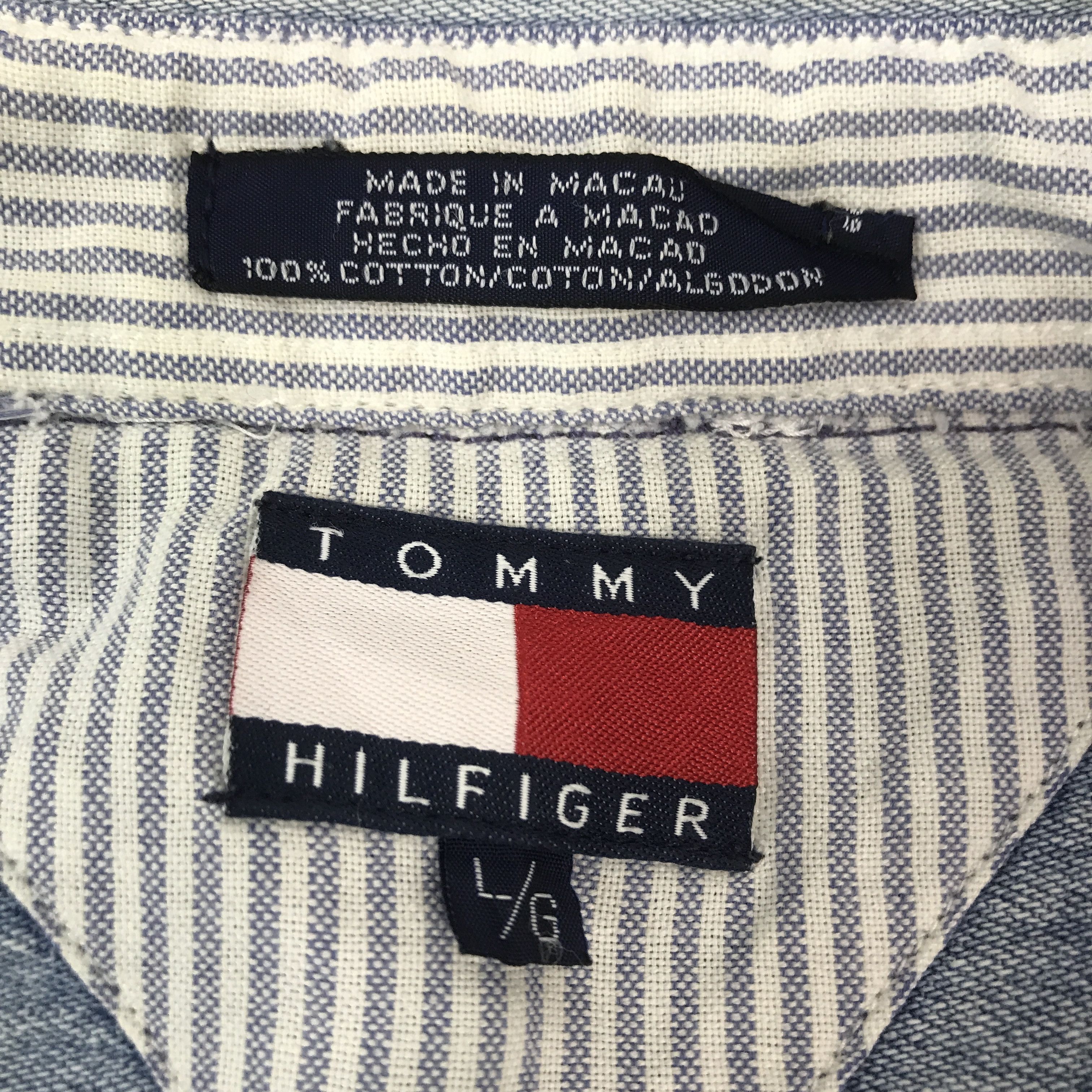 Tommy Hilfiger Vintage Tommy Hilfiger denim button up shirt K44B58 Size US L / EU 52-54 / 3 - 9 Thumbnail