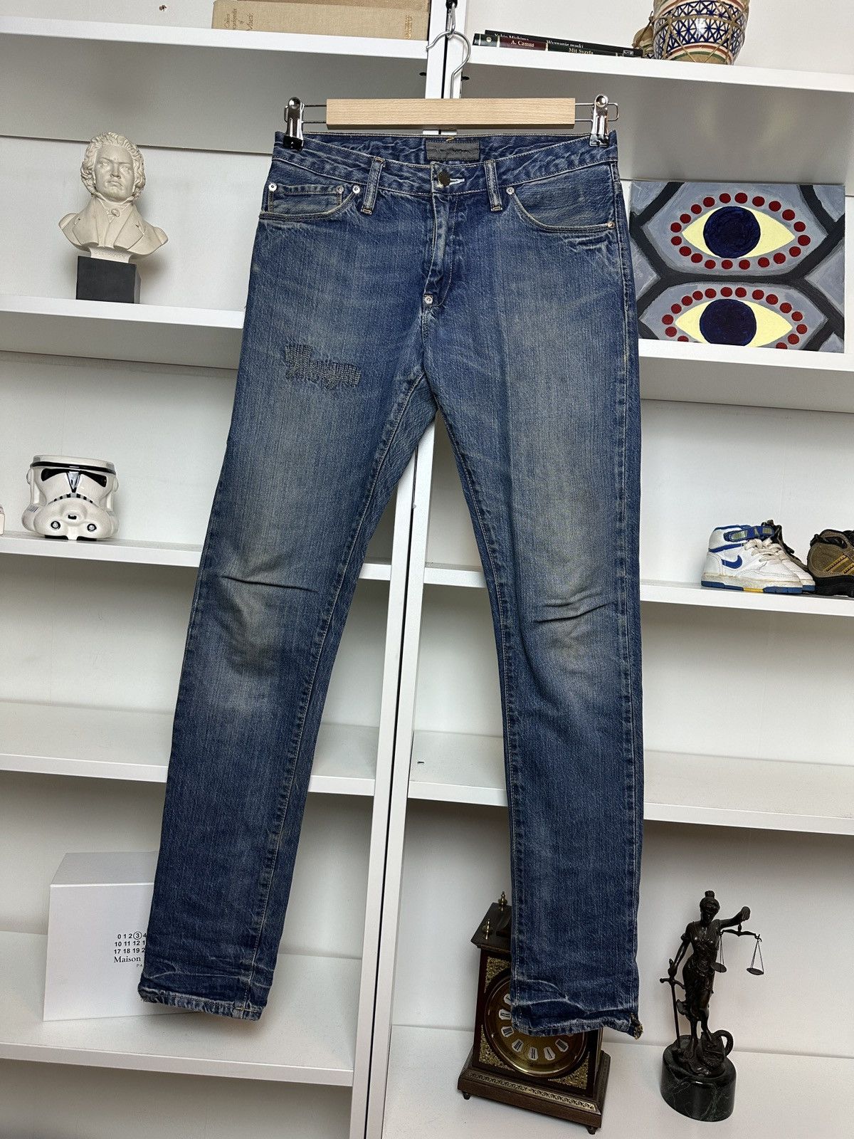 Vintage Acne Jeans 2000s y2k distressed skinny denim jeans