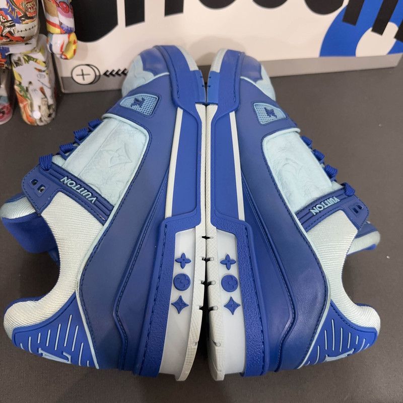 Louis Vuitton Louis Vuitton Trainer Casual Fashion Sneakers Blue -2508 Size US 9.5 / EU 42-43 - 6 Thumbnail