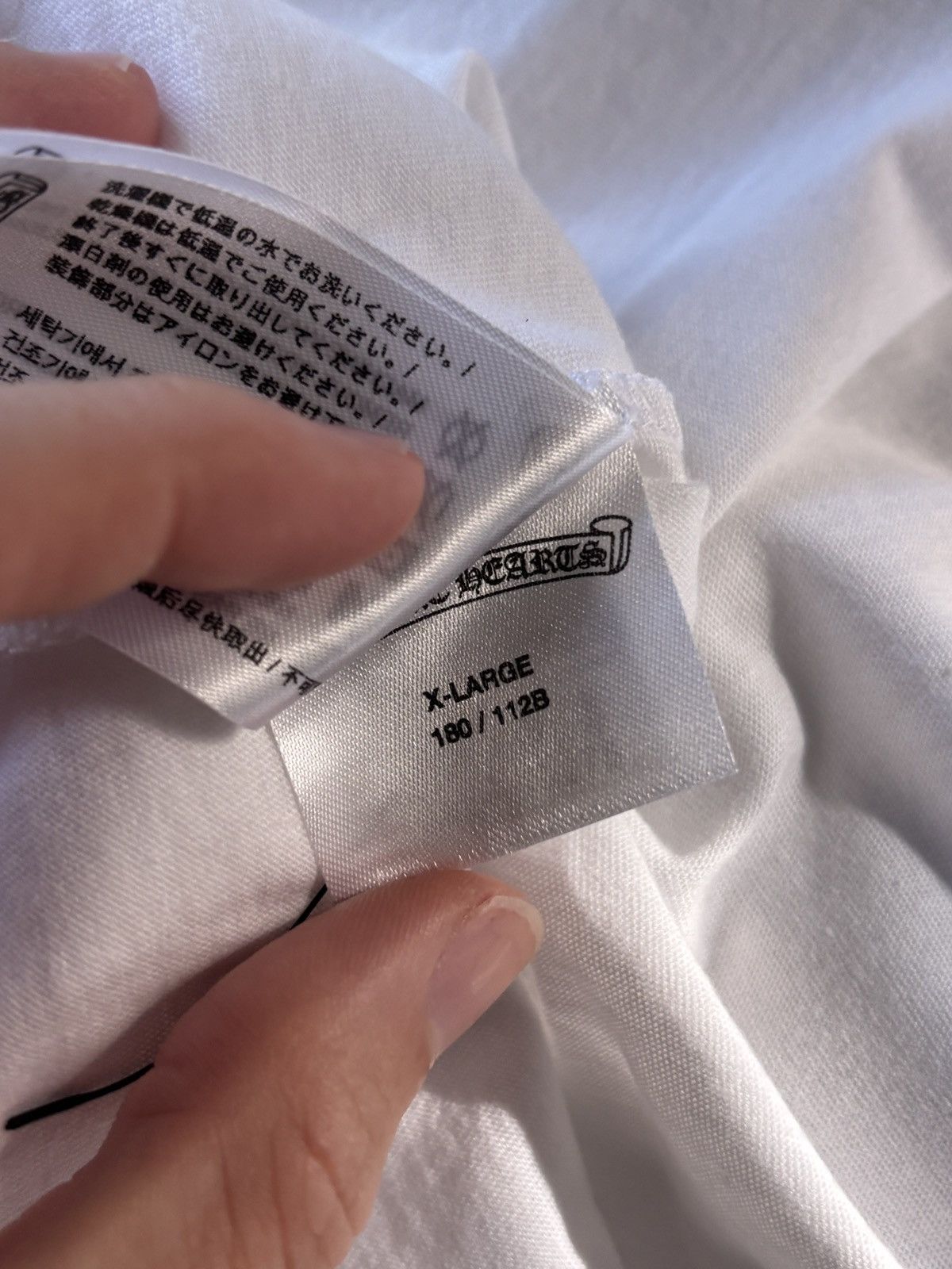 Chrome Hearts CHROME HEARTS | NEW | SCROLL BANNER LOGO TEE Size US XL / EU 56 / 4 - 7 Thumbnail