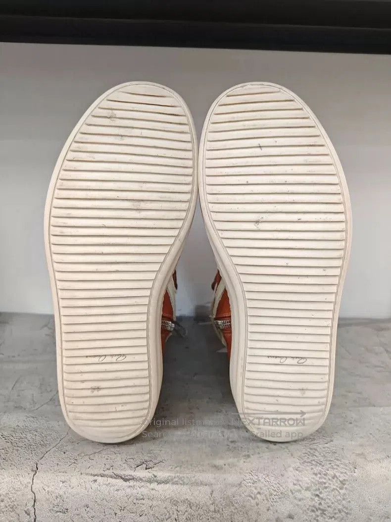 Rick Owens Rick Owens Geobasket Leather Sneaker in Orange. Size US 7.5 / EU 40-41 - 8 Thumbnail