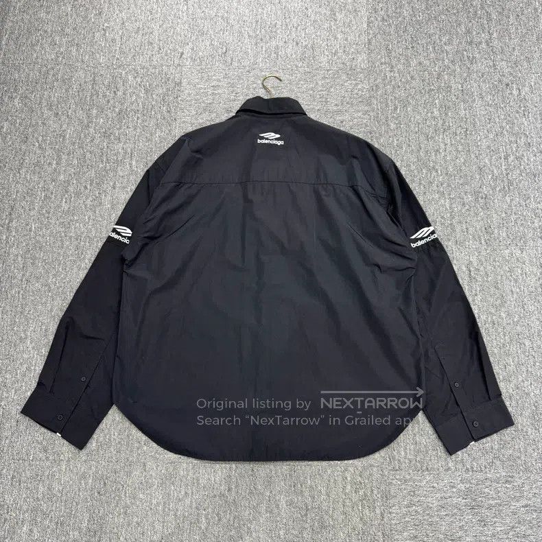 Balenciaga Balenciaga 3B embroidered nylon shirt Size US L / EU 52-54 / 3 - 5 Thumbnail