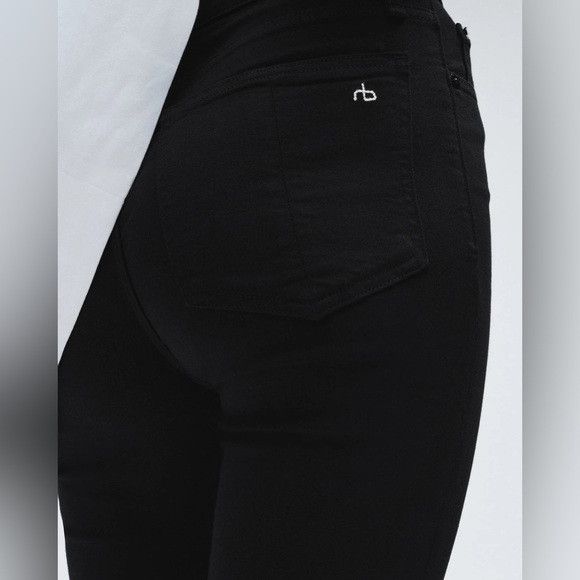 Rag & Bone RAG & BONE flexi nina skinny black jeans 32 EUC Size 31" - 5 Thumbnail