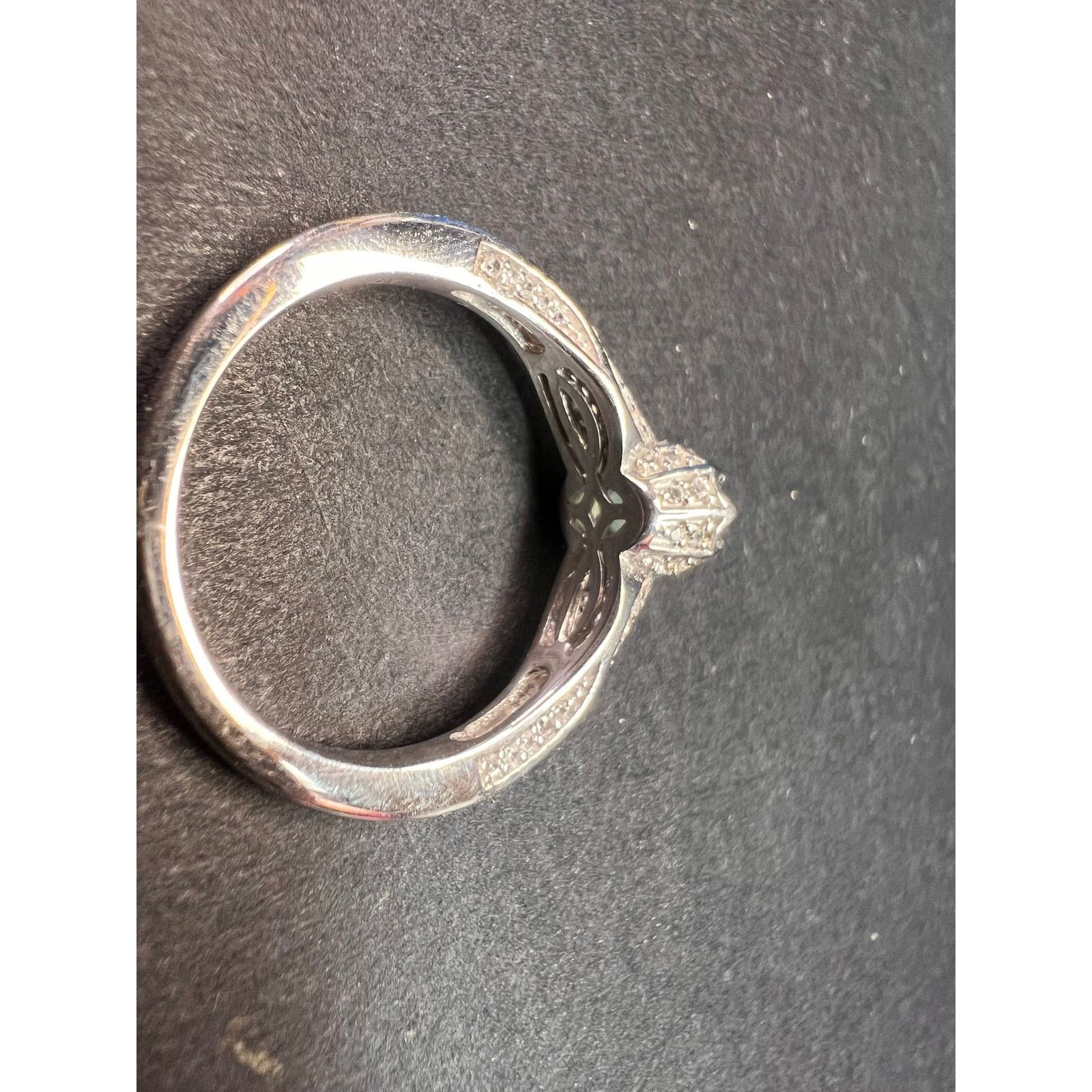Other NEW grandidierite zircon ring in 925 silver size 8 Size ONE SIZE - 6 Thumbnail