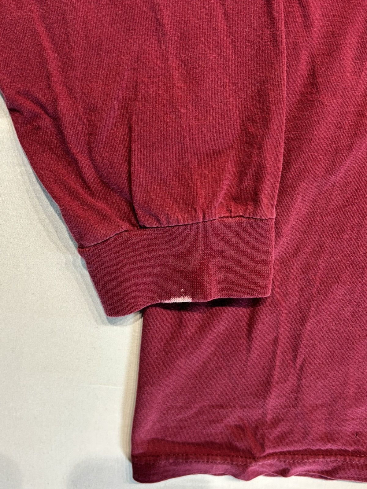 Nike Vintage Y2K Burgundy Nike TEAM Crewneck Long Sleeve Size L Size US L / EU 52-54 / 3 - 5 Thumbnail
