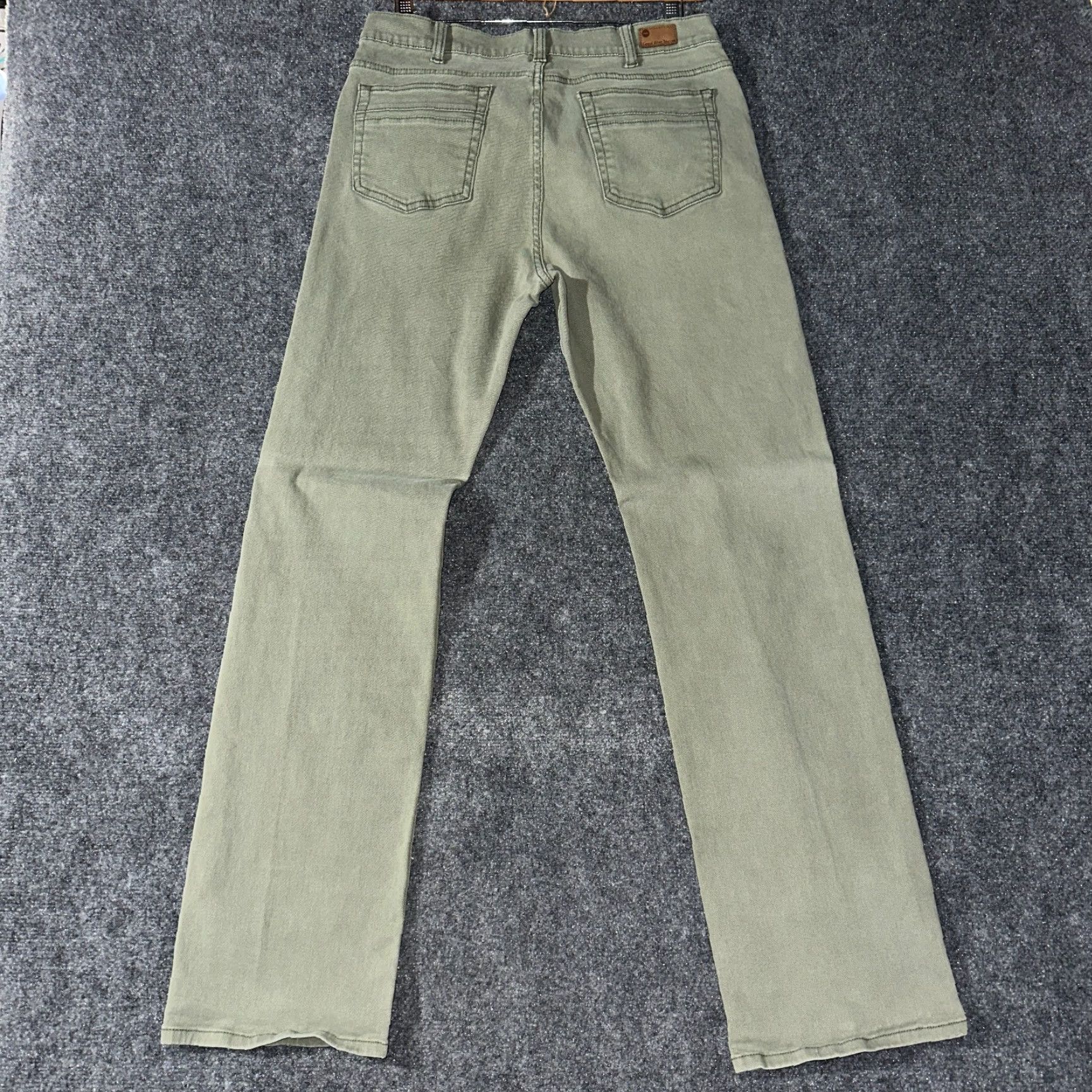 Banana Republic Banana Republic Jeans Mens 34 Khaki Green Cotton Stretch Straight Leg Pockets Belt Loop 5-Pocket Denim VINTAGE Style Modern Mens Size US 34 / EU 50 - 6 Thumbnail