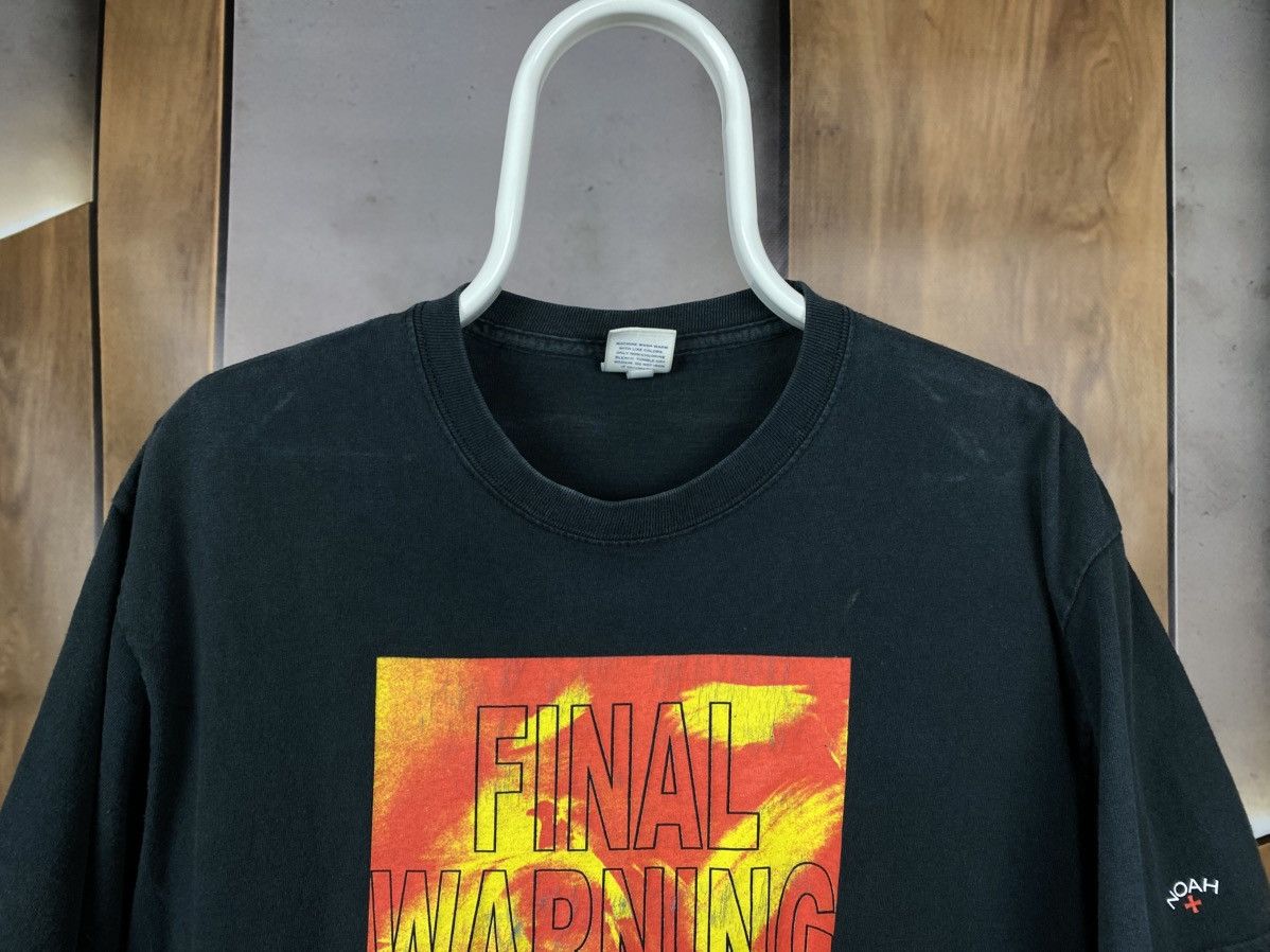 Noah ➕Vintage T-Shirt Noah Final Warning VTG Boxy Logo Tee➕ Size US L / EU 52-54 / 3 - 4 Thumbnail