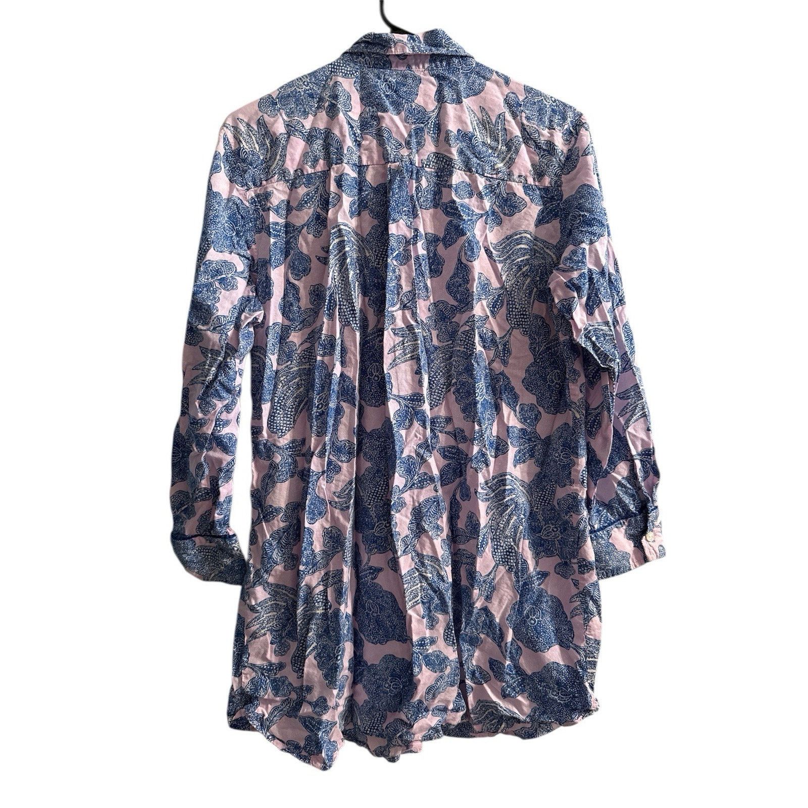 Victoria's Secret Victoria's Secret Floral Night Gown L Cotton Long Sleeve Size ONE SIZE - 6 Thumbnail