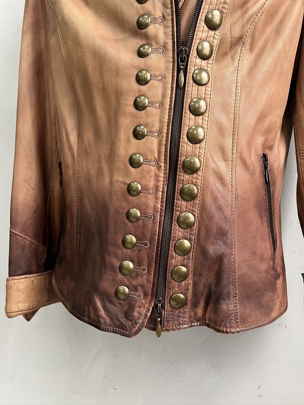 If Six Was Nine Hysteric glamour style leather biker napoleon jacket y2k Size US M / EU 48-50 / 2 - 3 Thumbnail