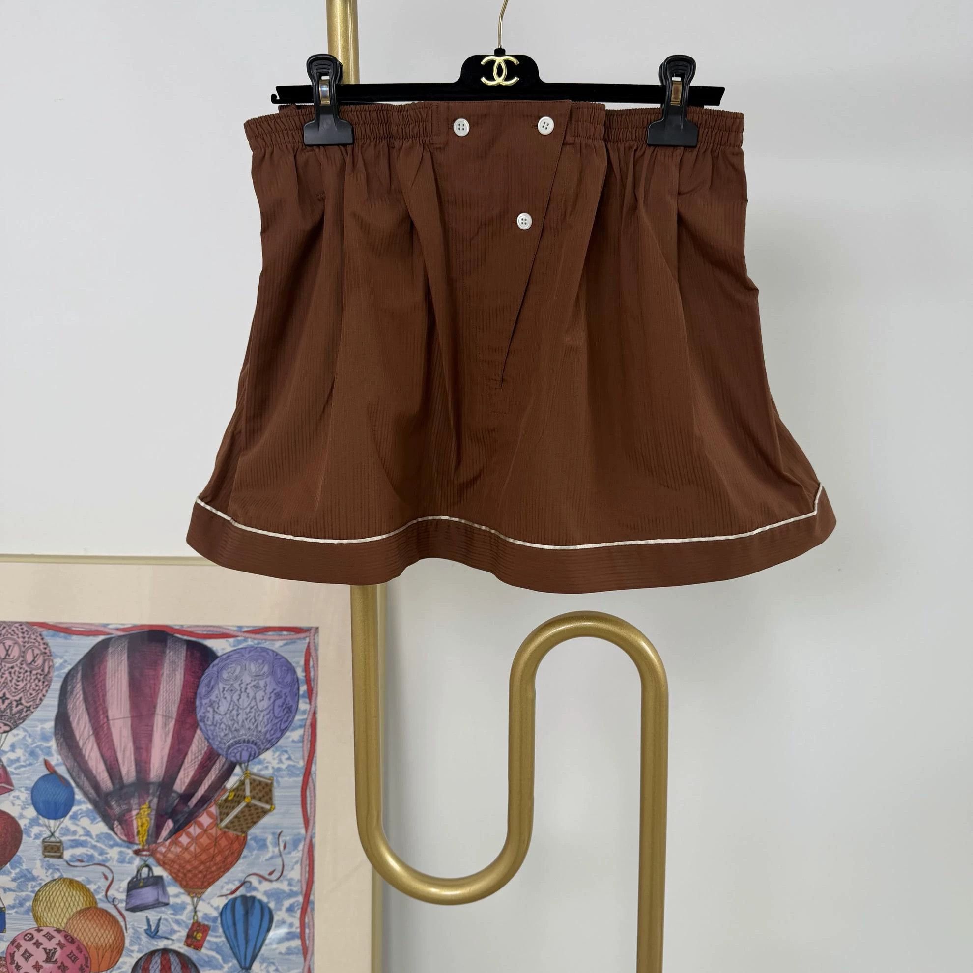 Prada Prada Deep Khaki Skirt 38 Size 26" / US 2 / IT 38 - 1 Thumbnail