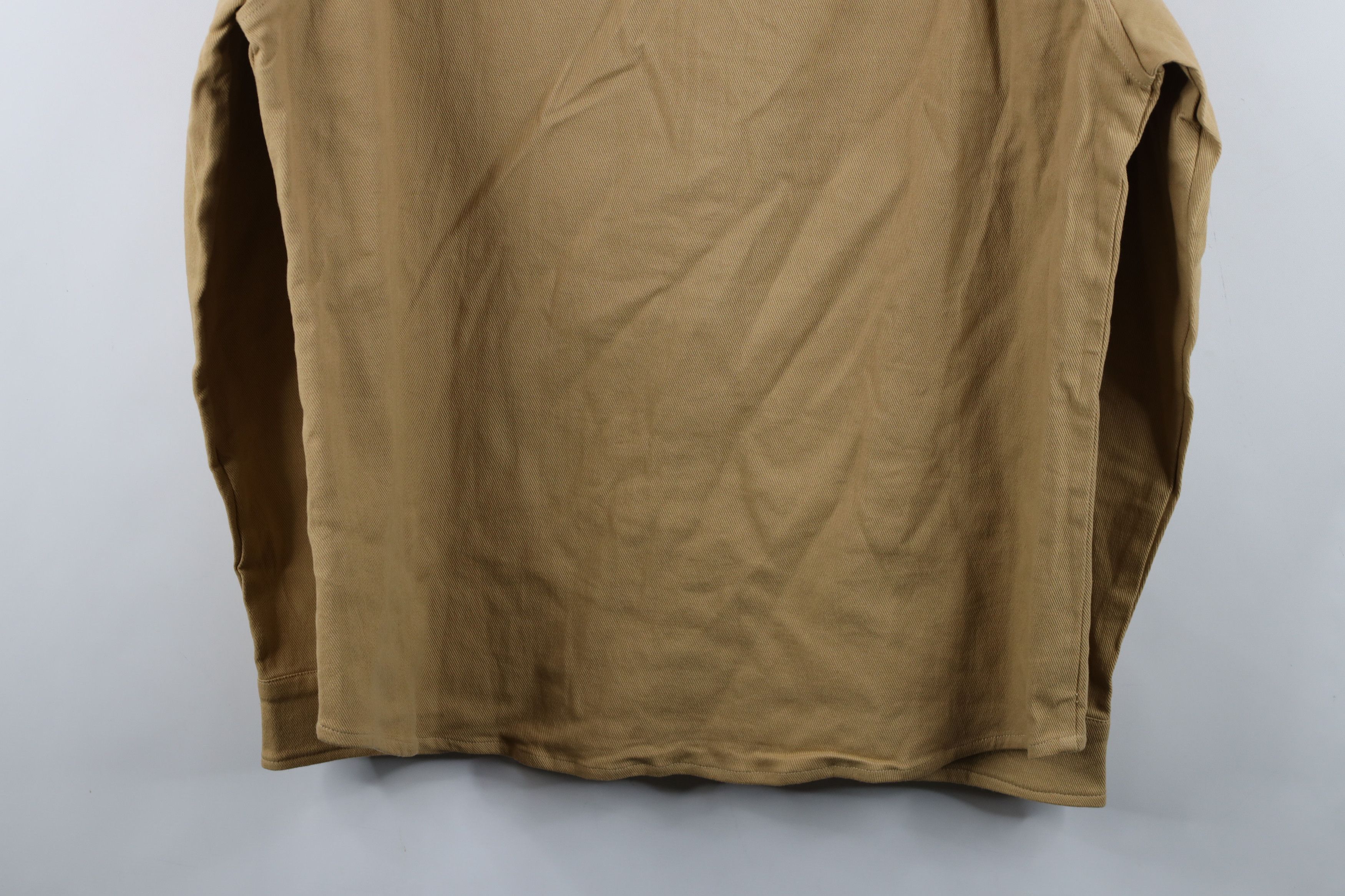 Vintage Vintage 90s Streetwear Heavyweight Collared Button Shirt Size US L / EU 52-54 / 3 - 13 Thumbnail