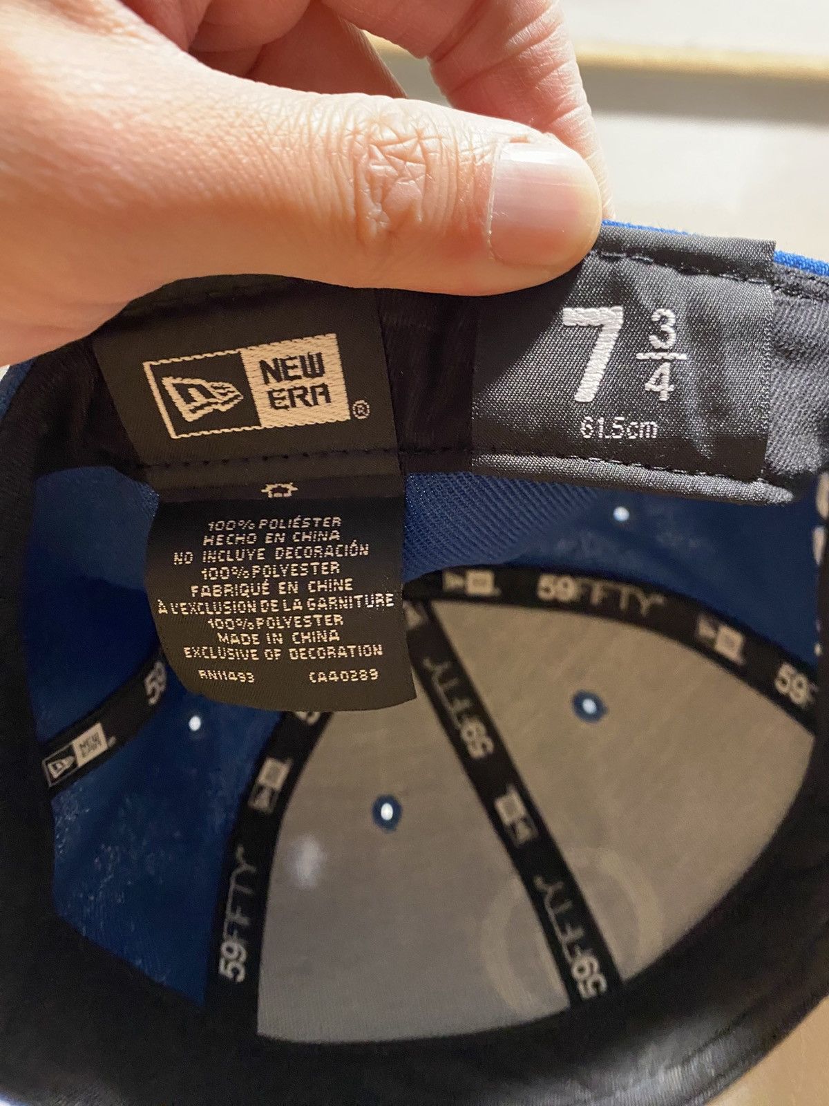 HIDDEN Hidden New Era Hat 7 3/4 Size ONE SIZE - 5 Thumbnail