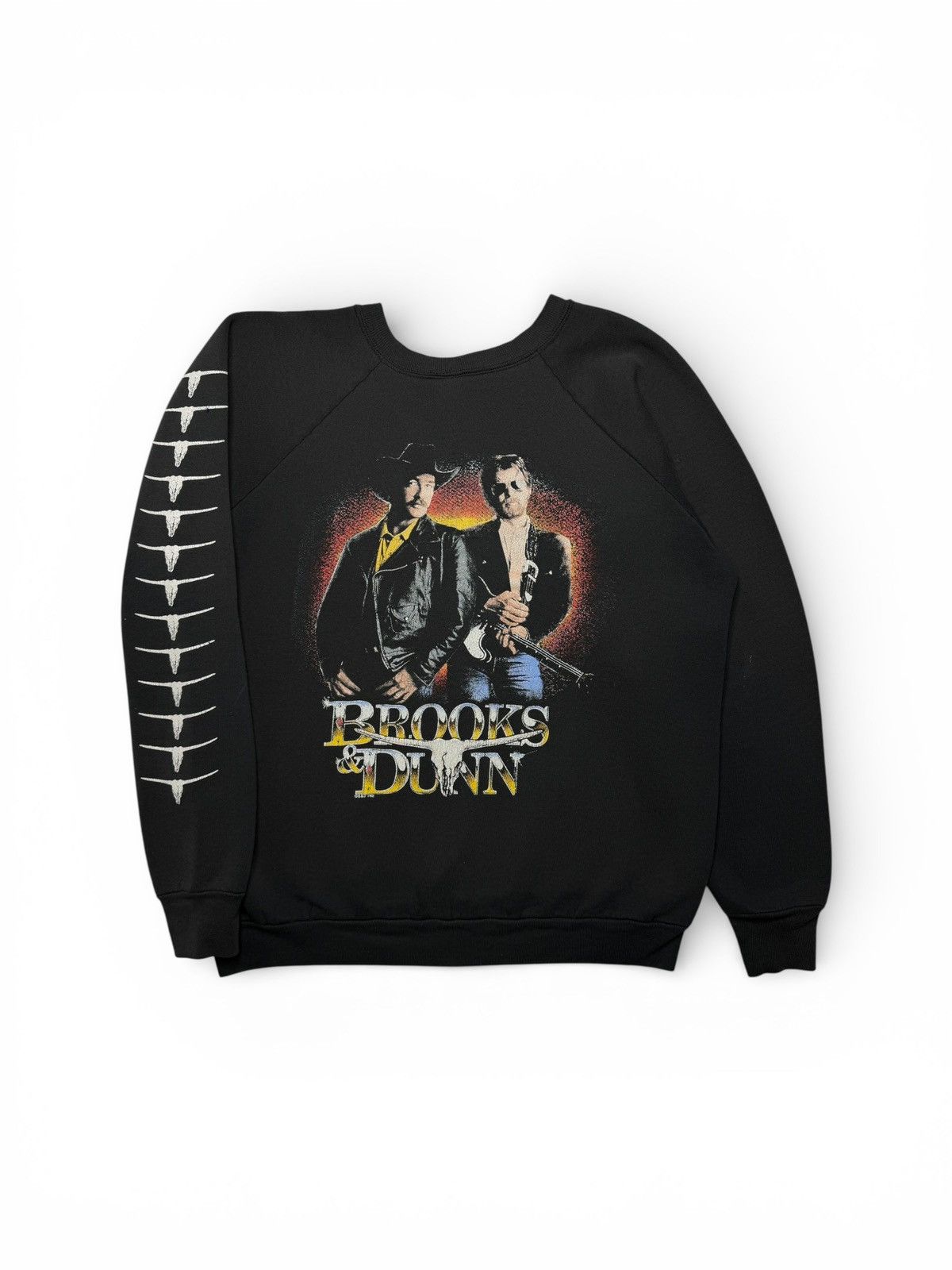 Band Tees Vintage 1991 Brooks & Dunn Country Sweatshirt Size US XL / EU 56 / 4 - 1 Thumbnail