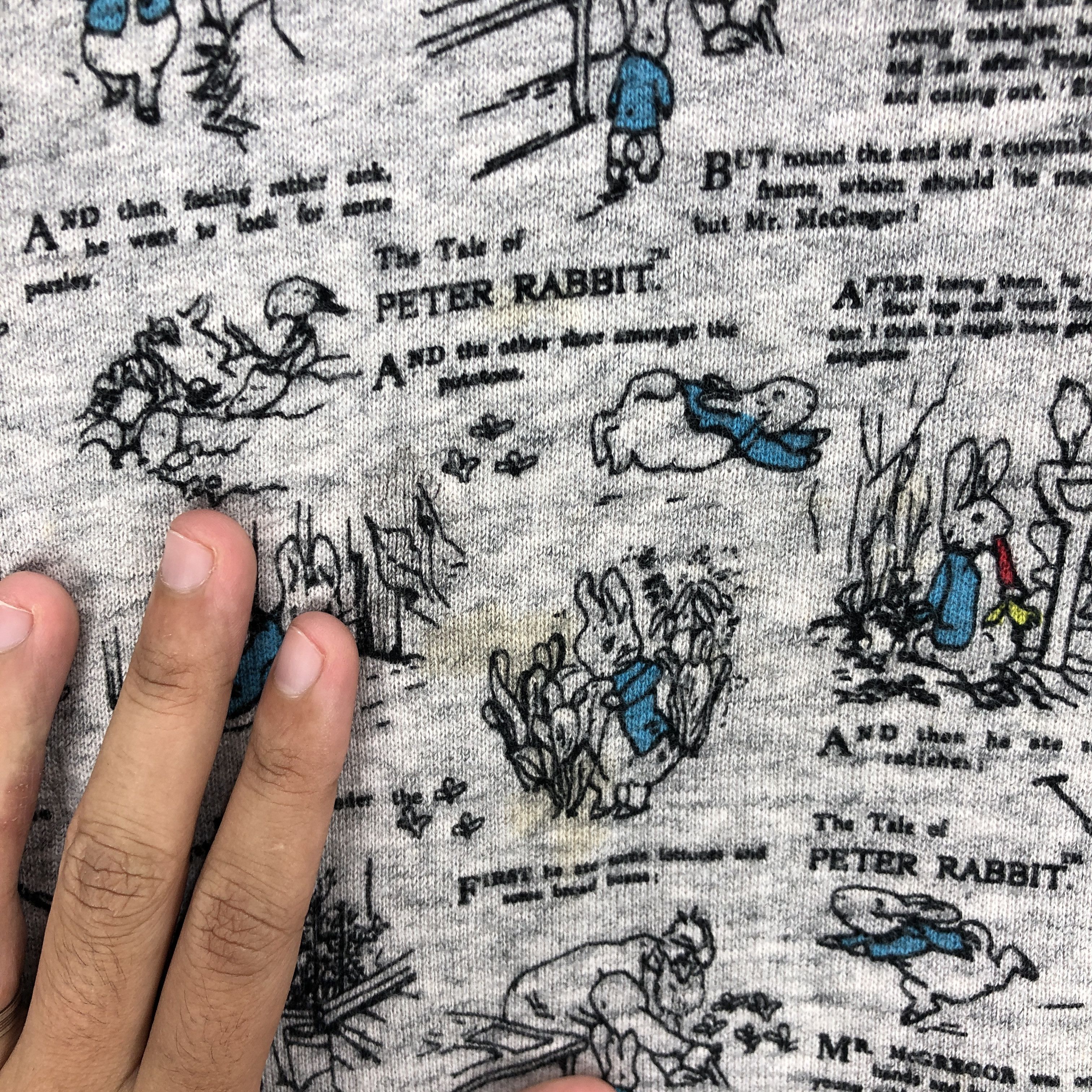 Cartoon Network × Vintage Peter Rabbit Sweater Cartoon Movie Full Print Sweater Size US L / EU 52-54 / 3 - 5 Thumbnail